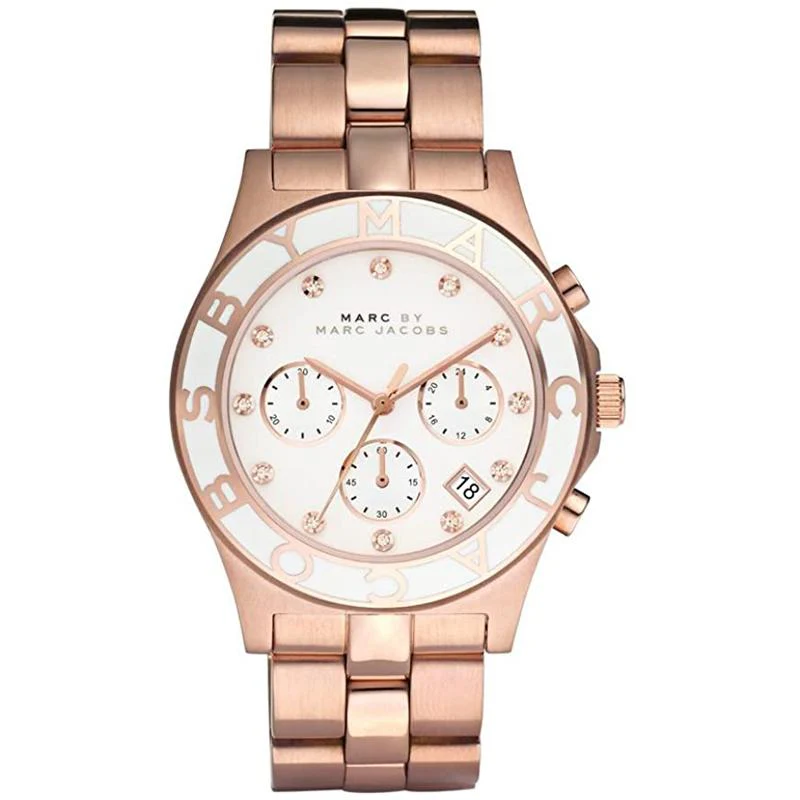 Marc Jacobs Ladies Blade Rose Gold Watch