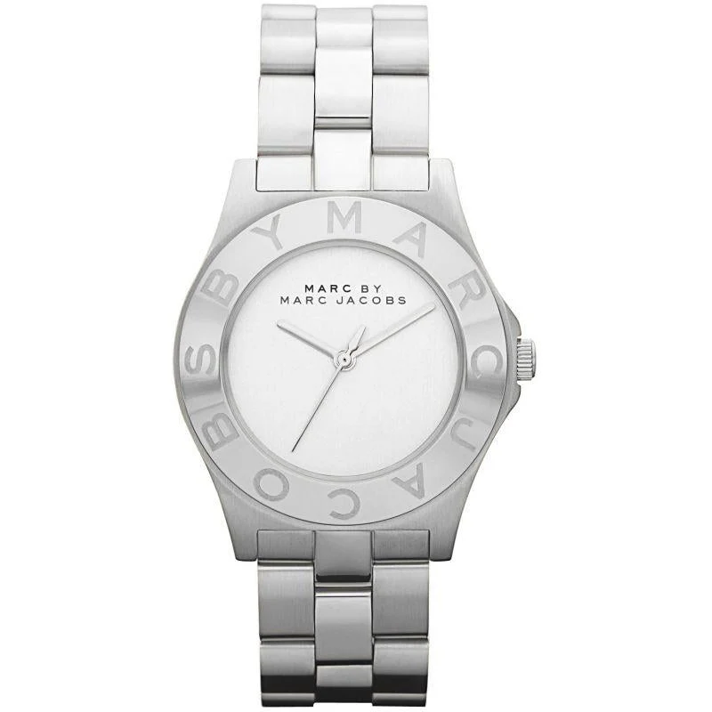 Marc Jacobs Ladies Blade Silver Watch