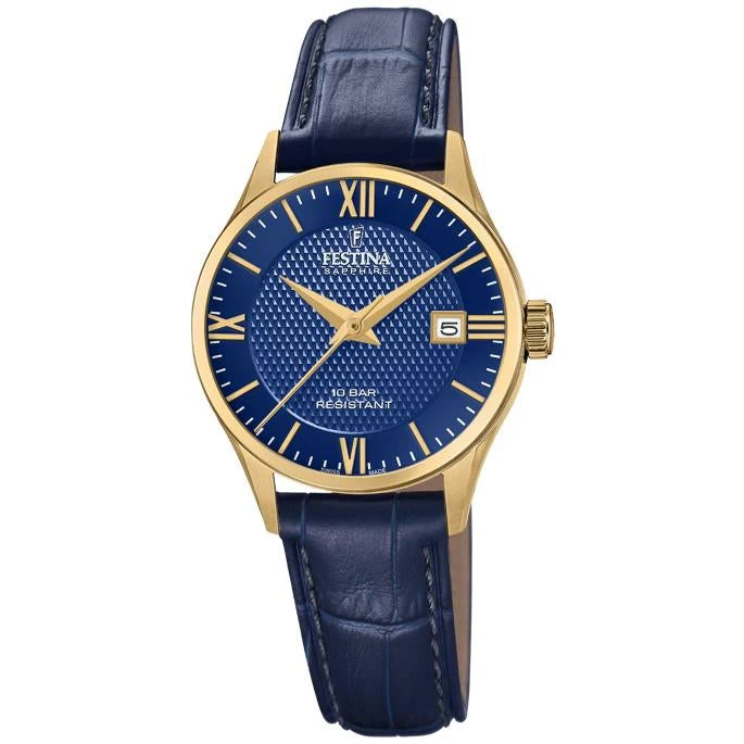 Festina Ladies Blue Swiss Made Watch