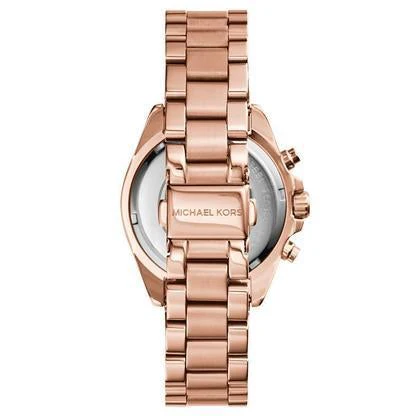 Michael Kors Ladies Bradshaw Mini Rose Gold Watch - Image 2