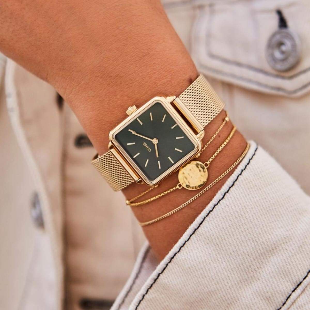 Cluse Gold La Tétragone Watch - Image 4