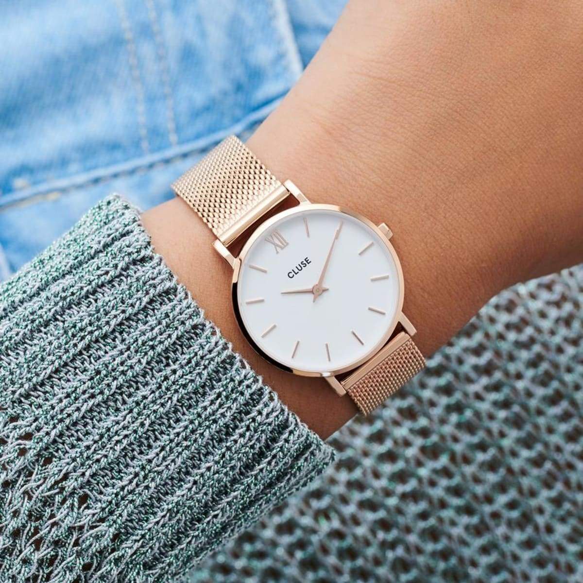 Cluse Rose Gold Minuit Ladies Watch - Image 4