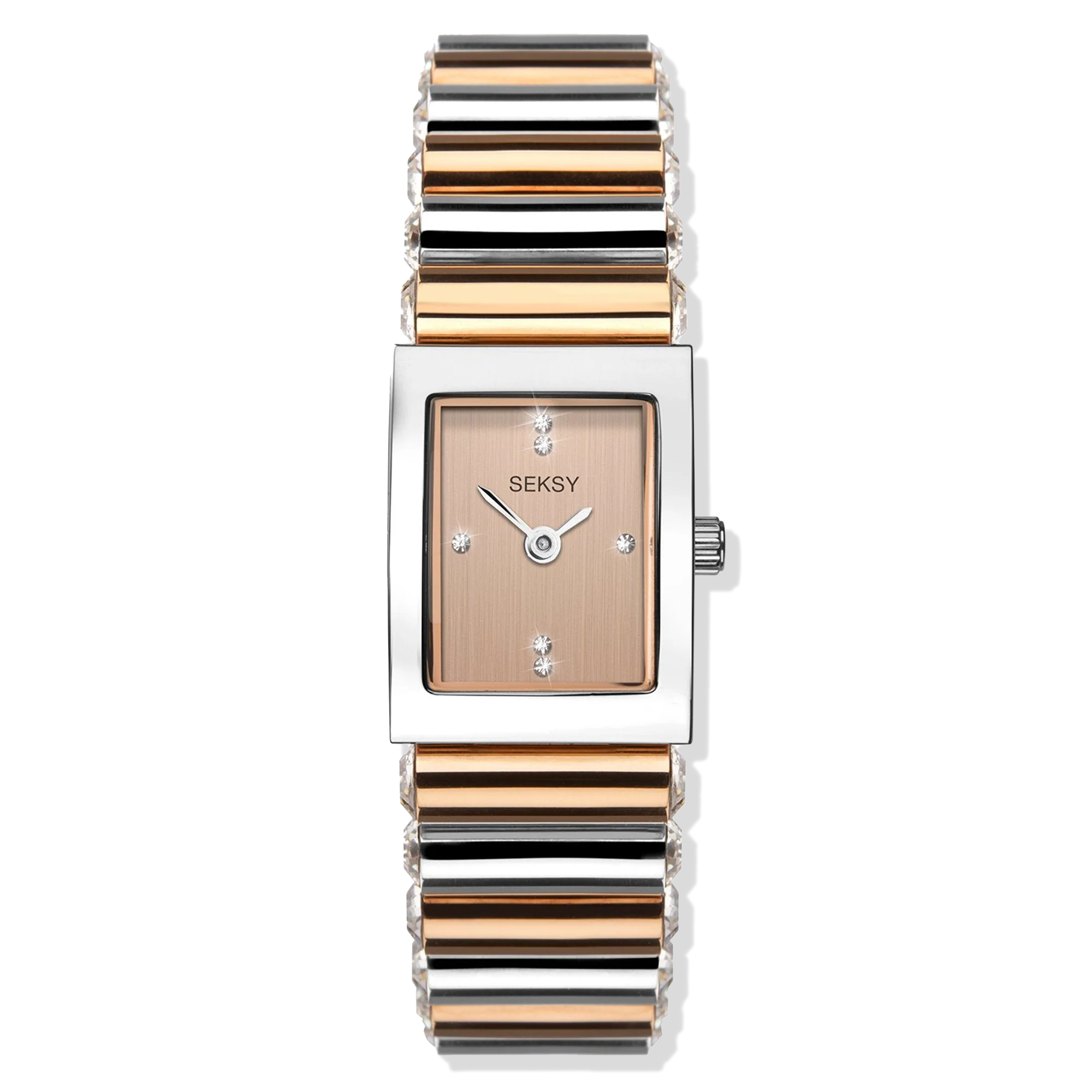 Sekonda 2867 Ladies Silver Rose Gold Seksy Watch