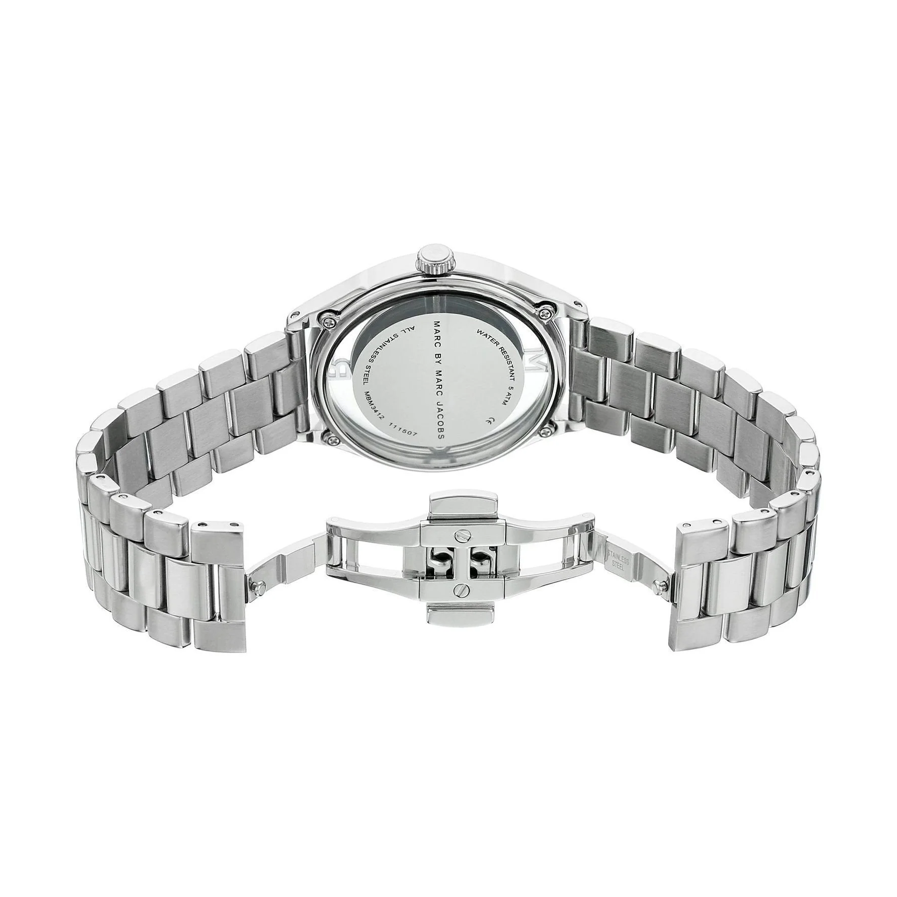 Marc Jacobs Ladies Tether Silver Watch - Image 2