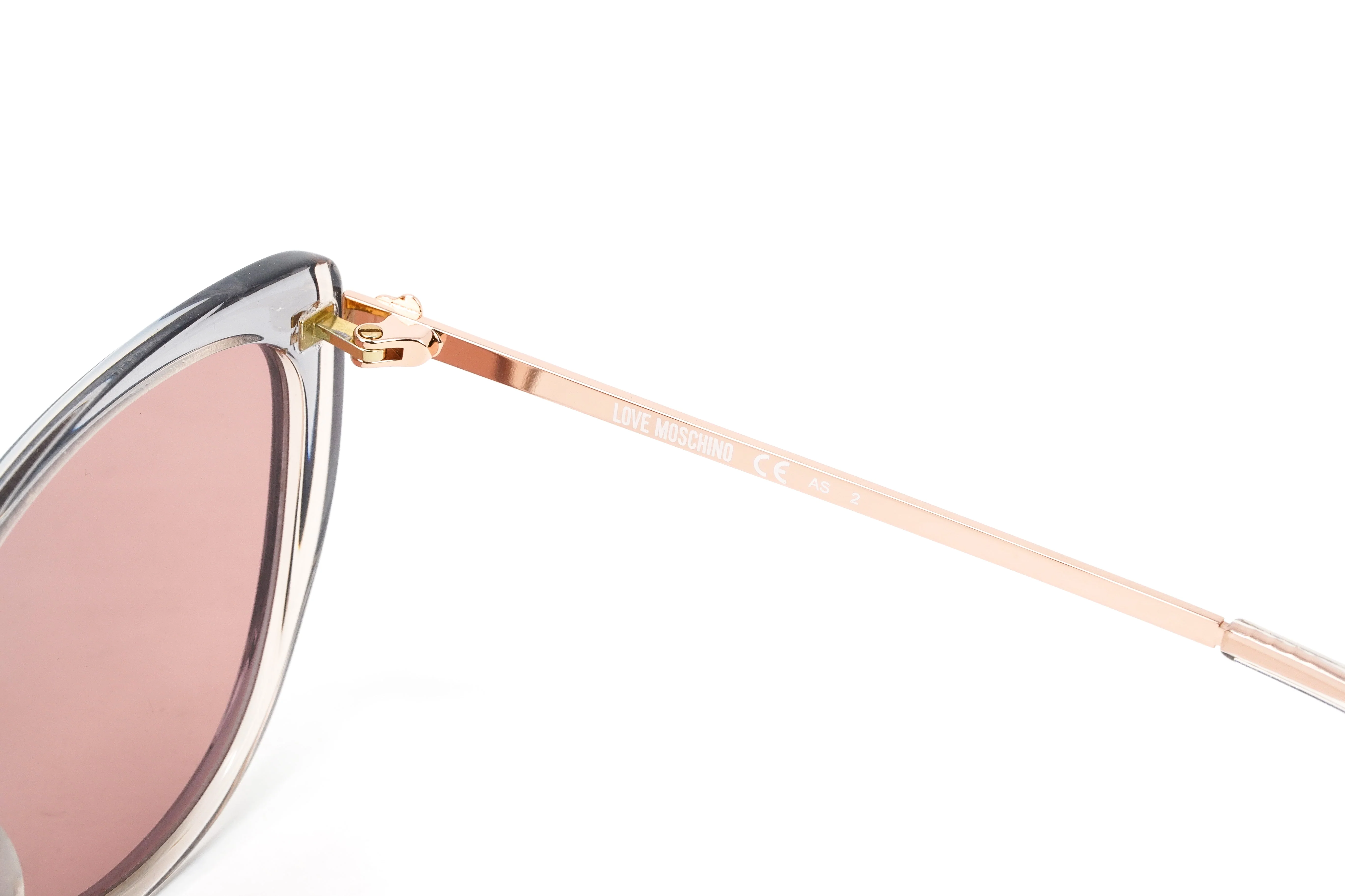 Love Moschino Women's Sunglasses Cat Eye Beige - Image 3