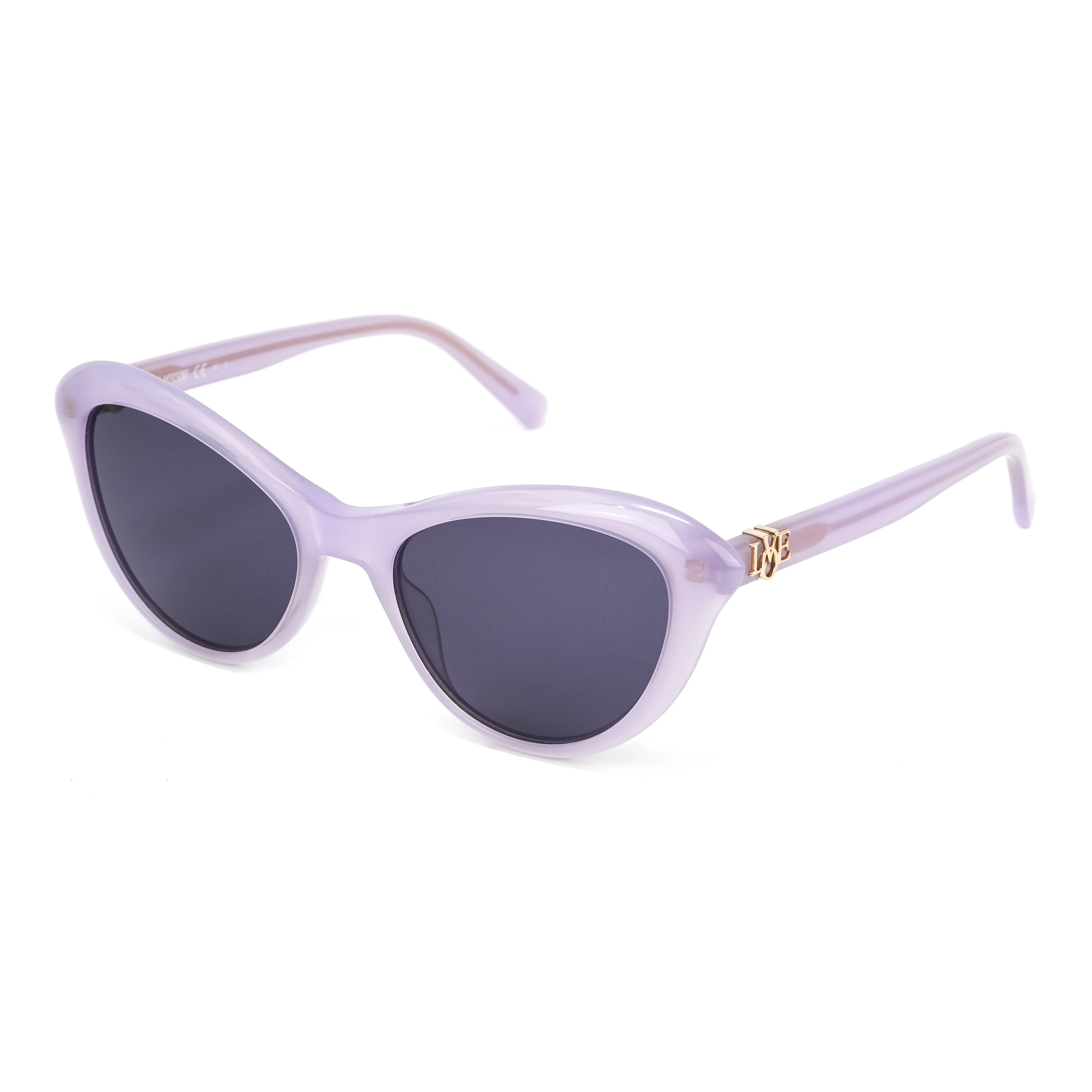 Love Moschino Women's Sunglasses Cat Eye Purple - Image 3