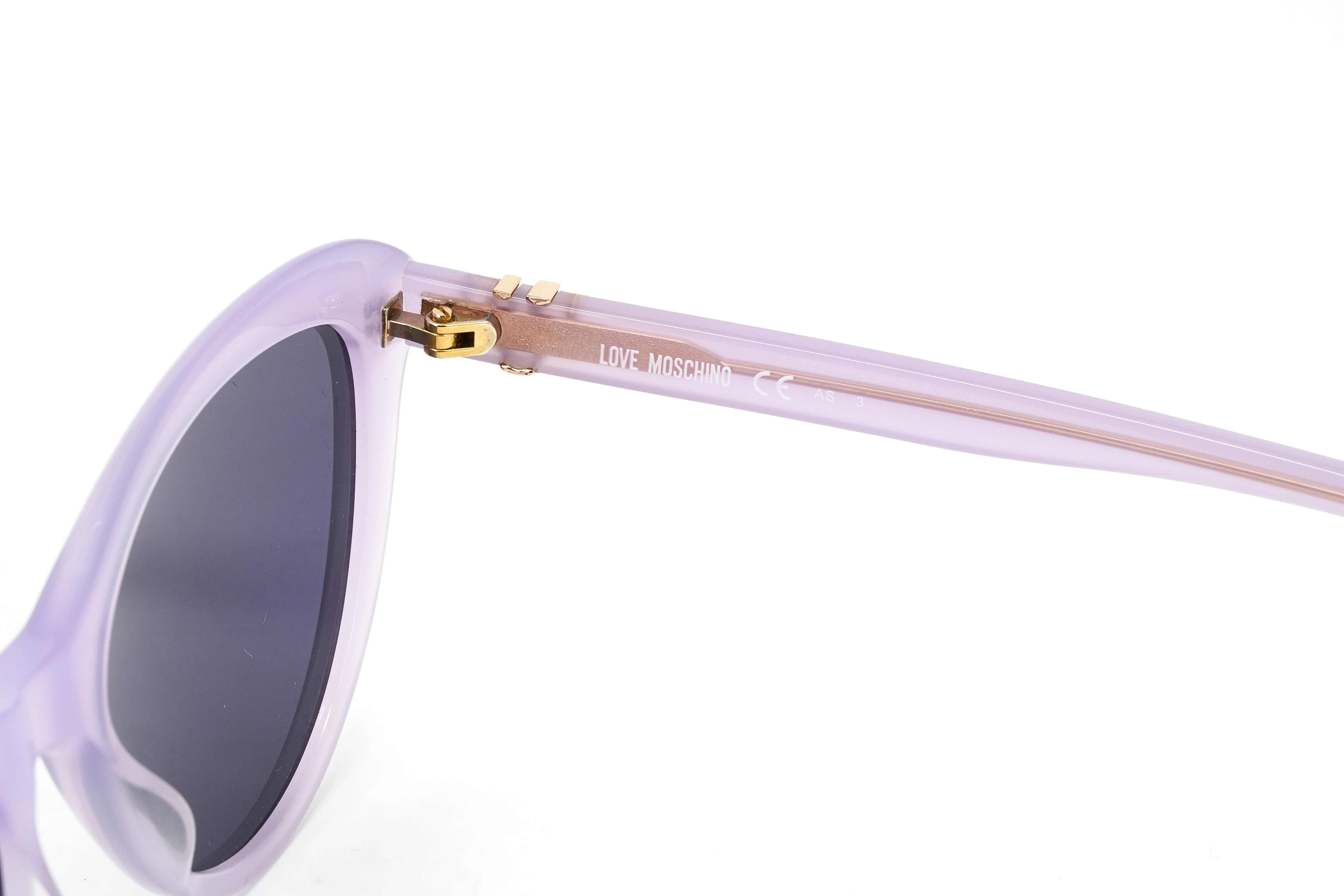 Love Moschino Women's Sunglasses Cat Eye Purple - Image 4