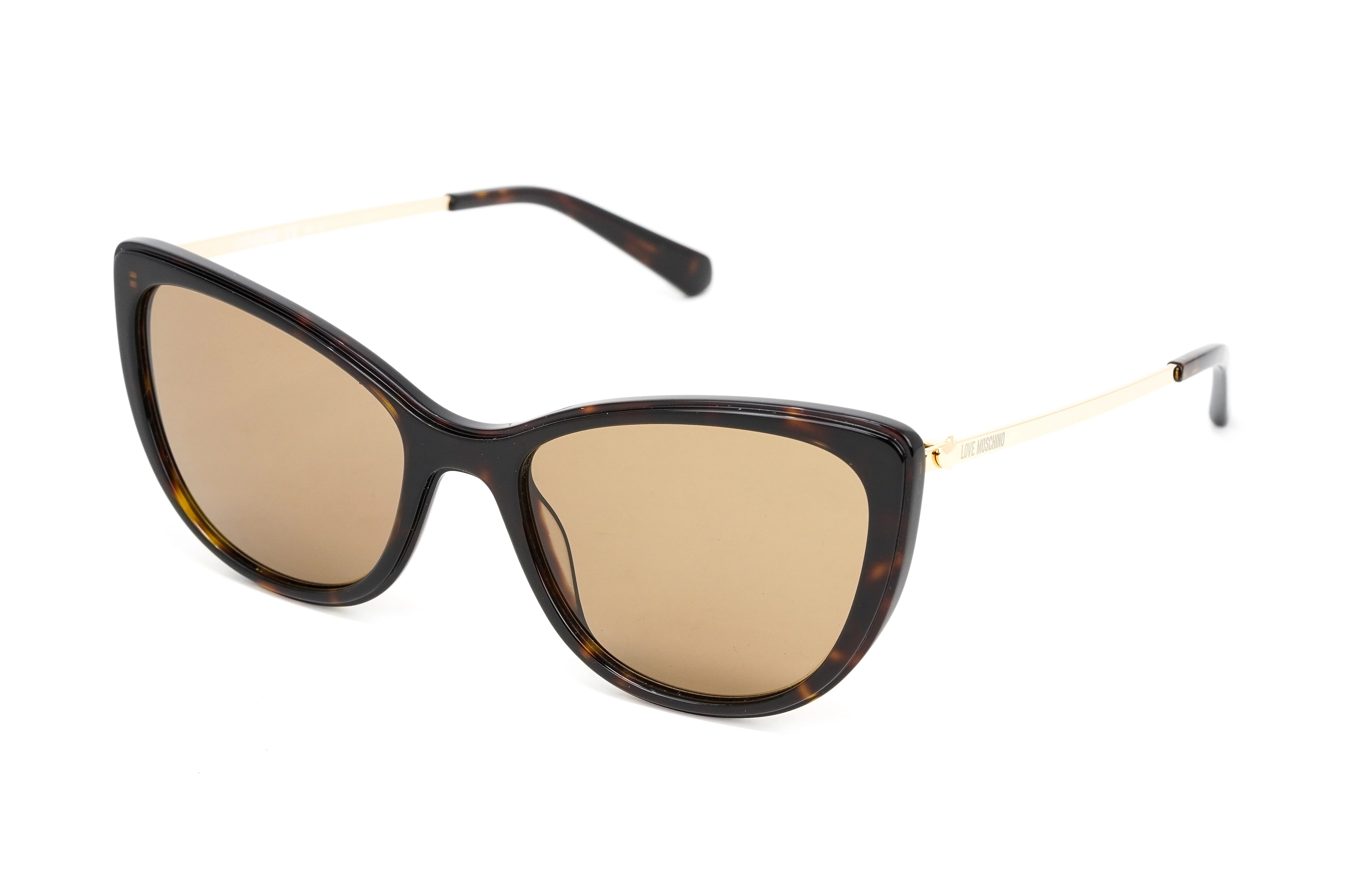 Love Moschino Women's Sunglasses Cat Eye Tortoise