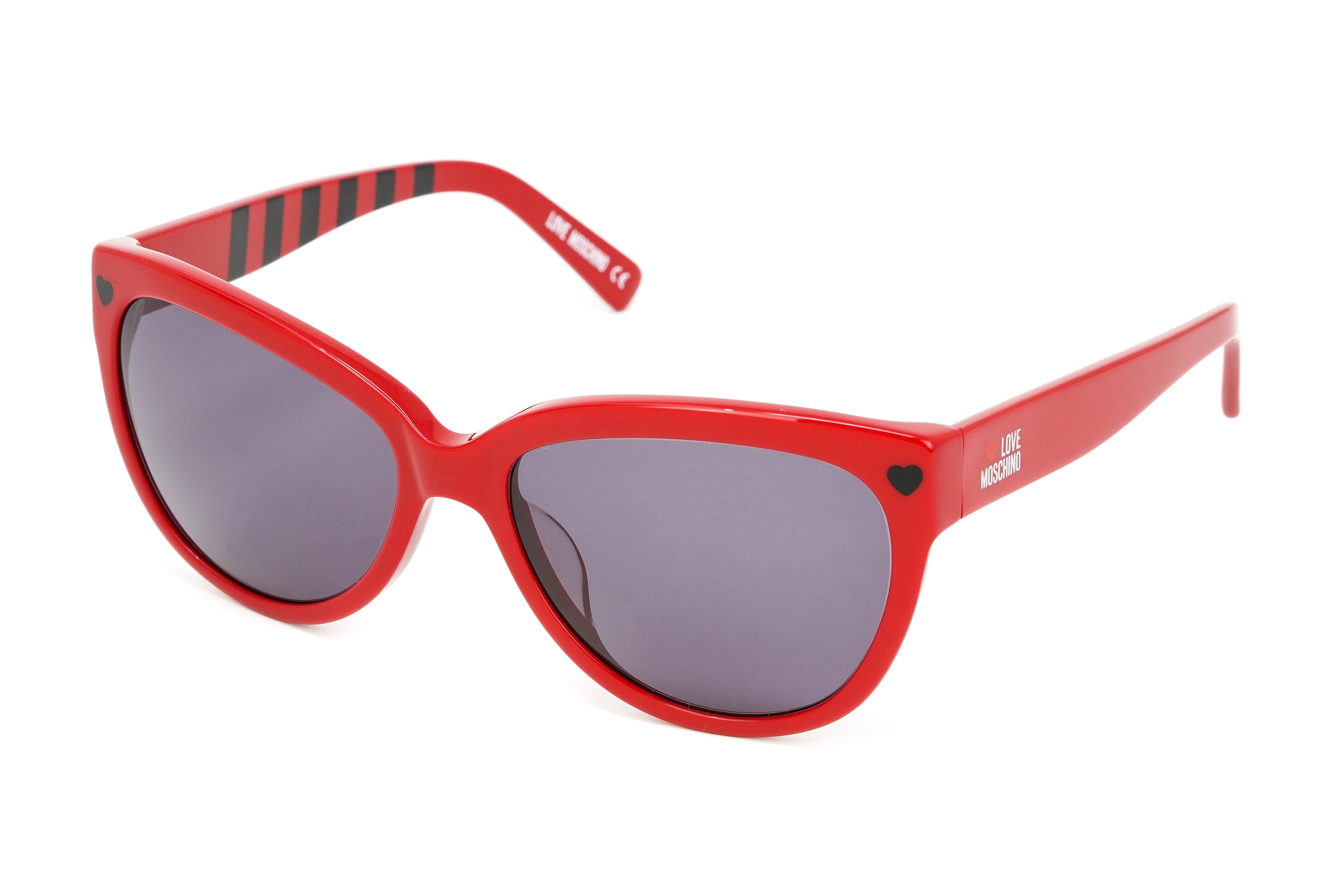 Love Moschino Women's Sunglasses Oversized Cat Eye Red