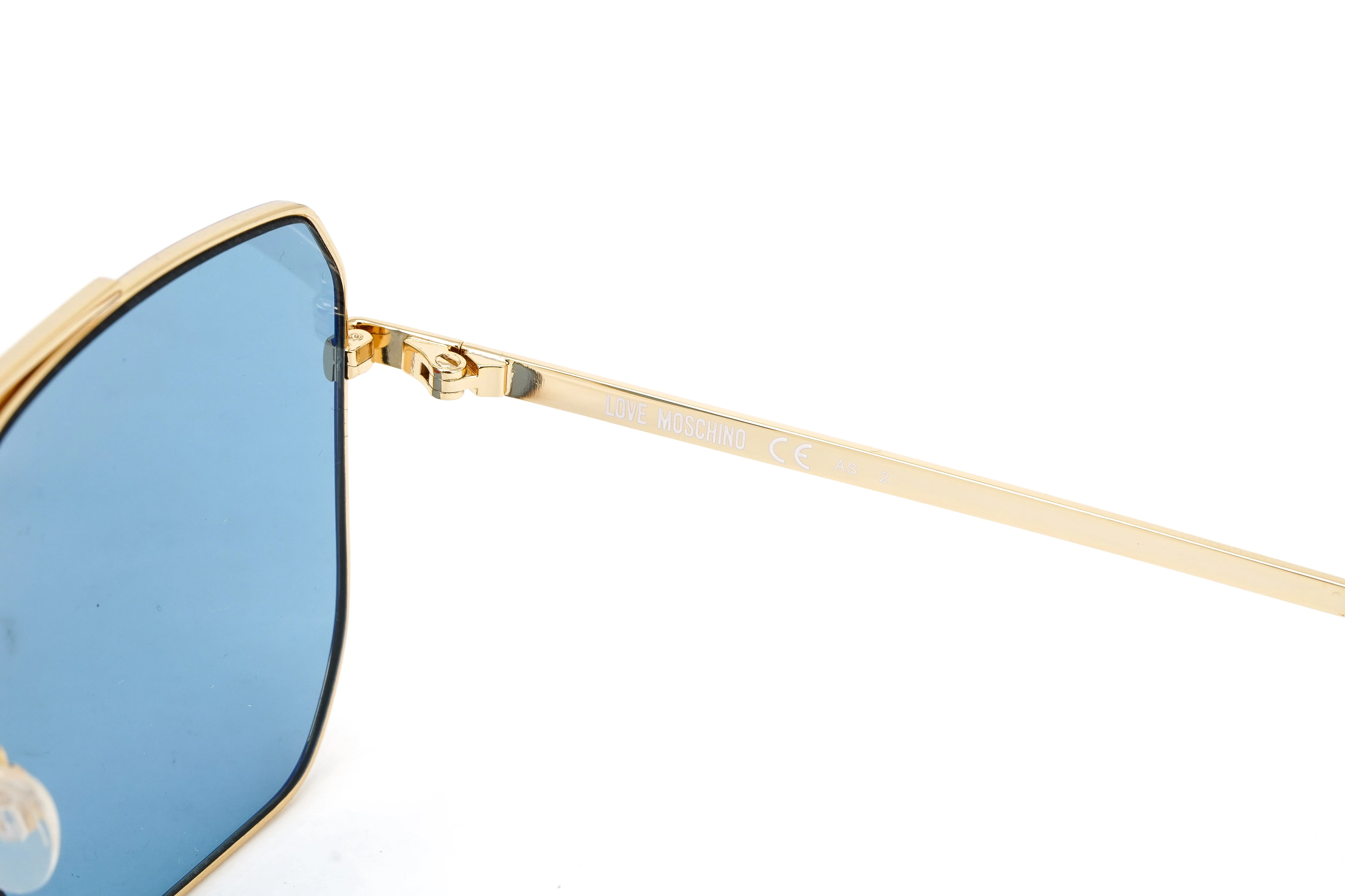 Love Moschino Women's Sunglasses Square Pilot Azure - Image 3