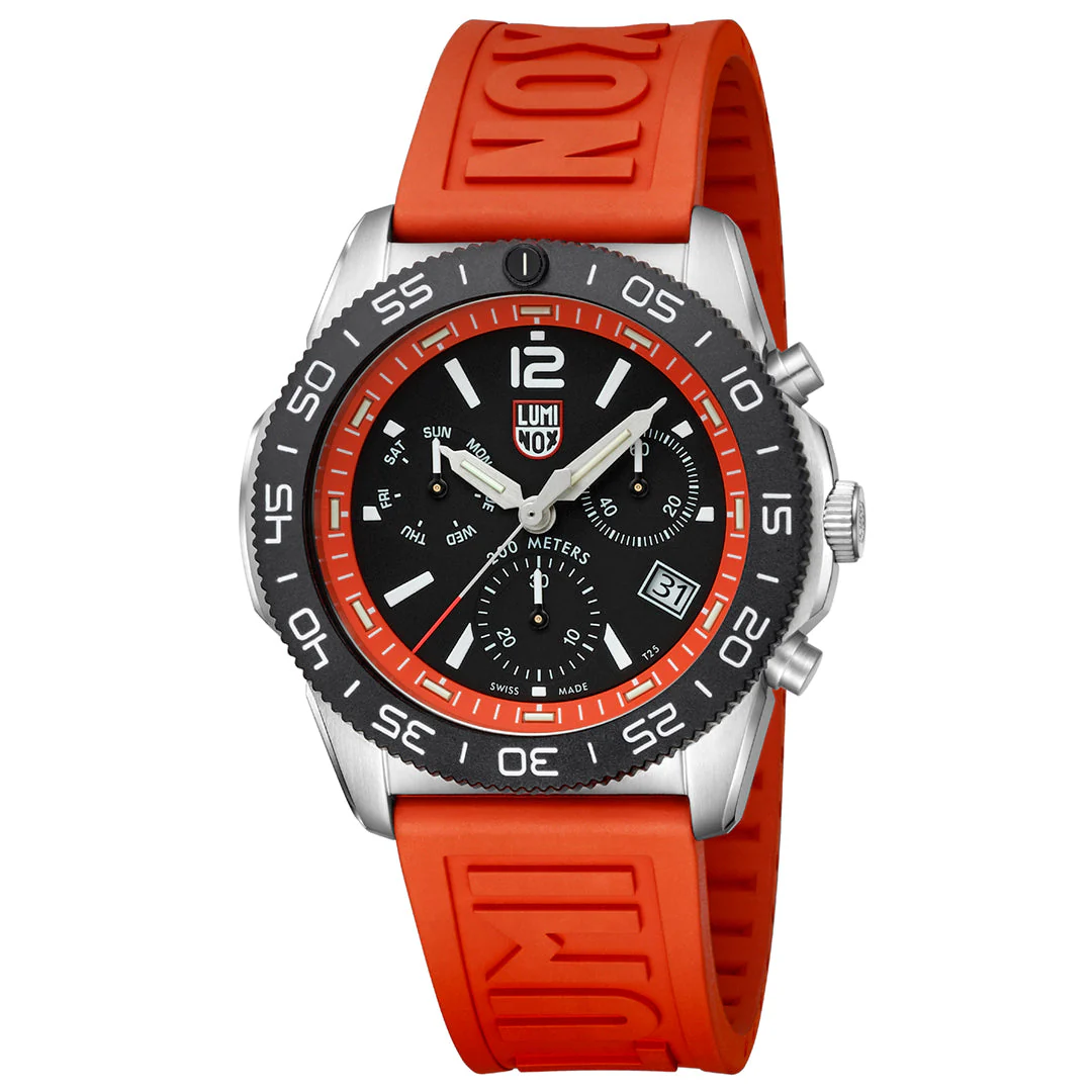 Luminox Pacific Diver Chrono Men's Orange Watch - Image 3