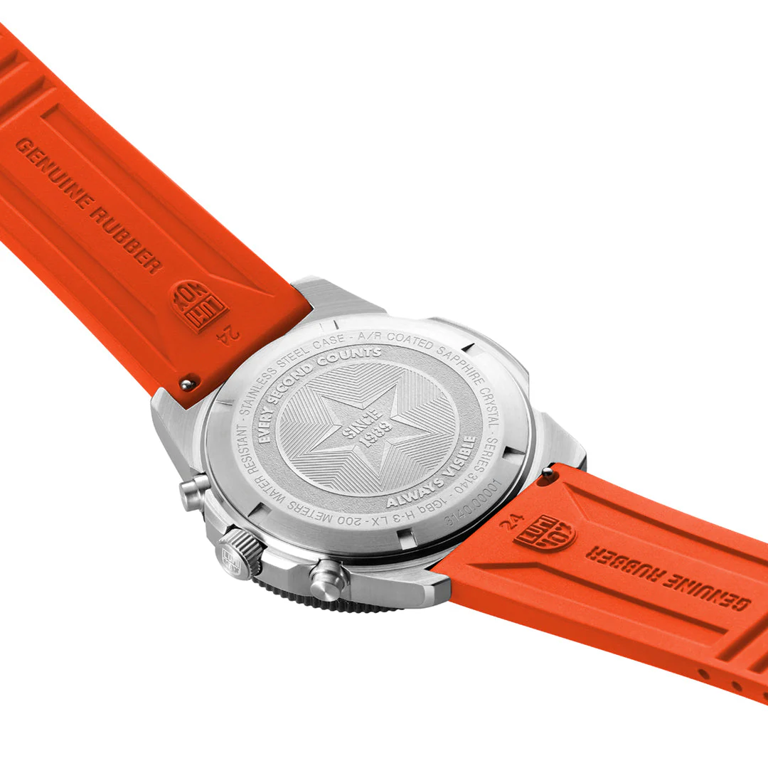 Luminox Pacific Diver Chrono Men's Orange Watch - Image 6