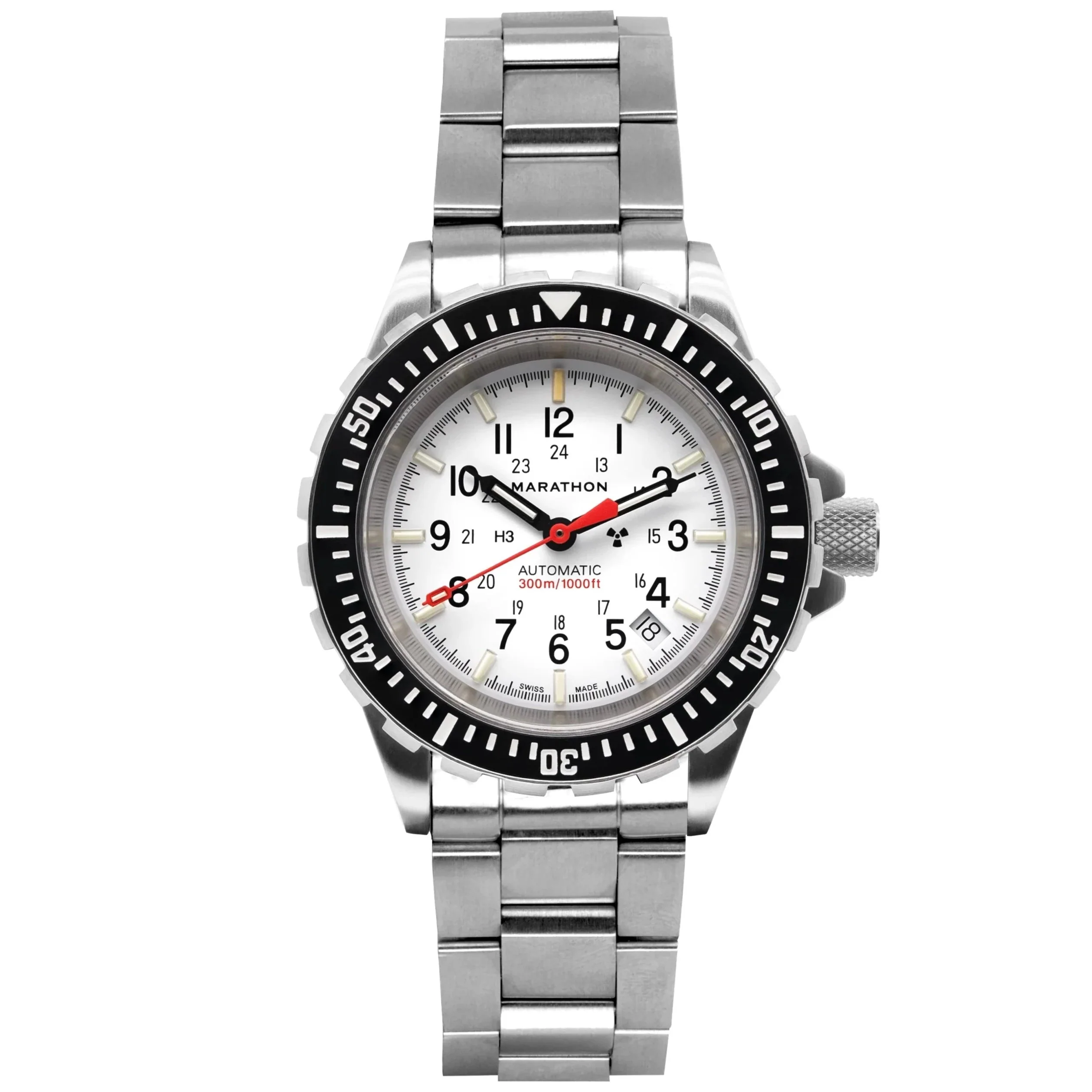 Marathon Arctic Edition Large Diver's Automatic (GSAR) - 41mm White Dial No Government Markings Stainless Steel WW194006BRACE-WD - Image 2