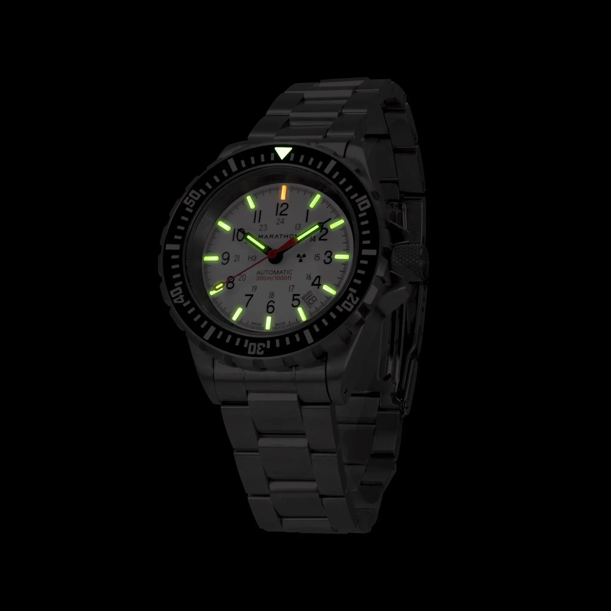 Marathon Arctic Edition Large Diver's Automatic (GSAR) - 41mm White Dial No Government Markings Stainless Steel WW194006BRACE-WD - Image 6
