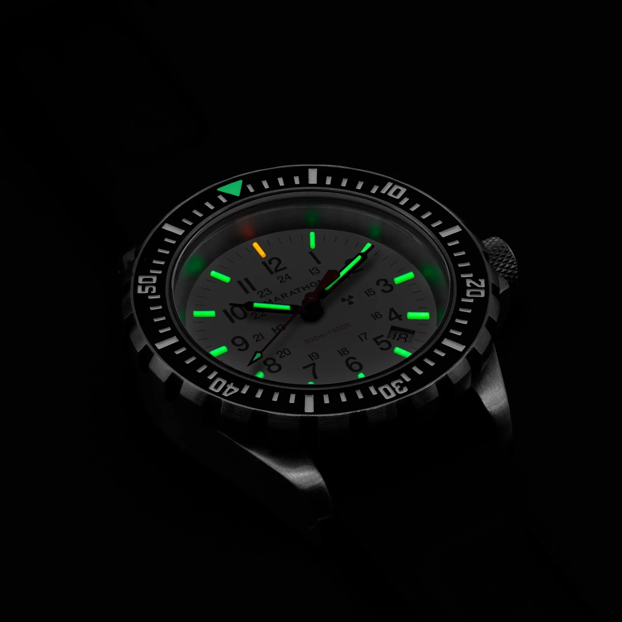 Marathon Arctic Edition Large Diver's Quartz (TSAR) - 41mm White Dial No Government Markings Stainless Steel WW194007-WD - Image 5