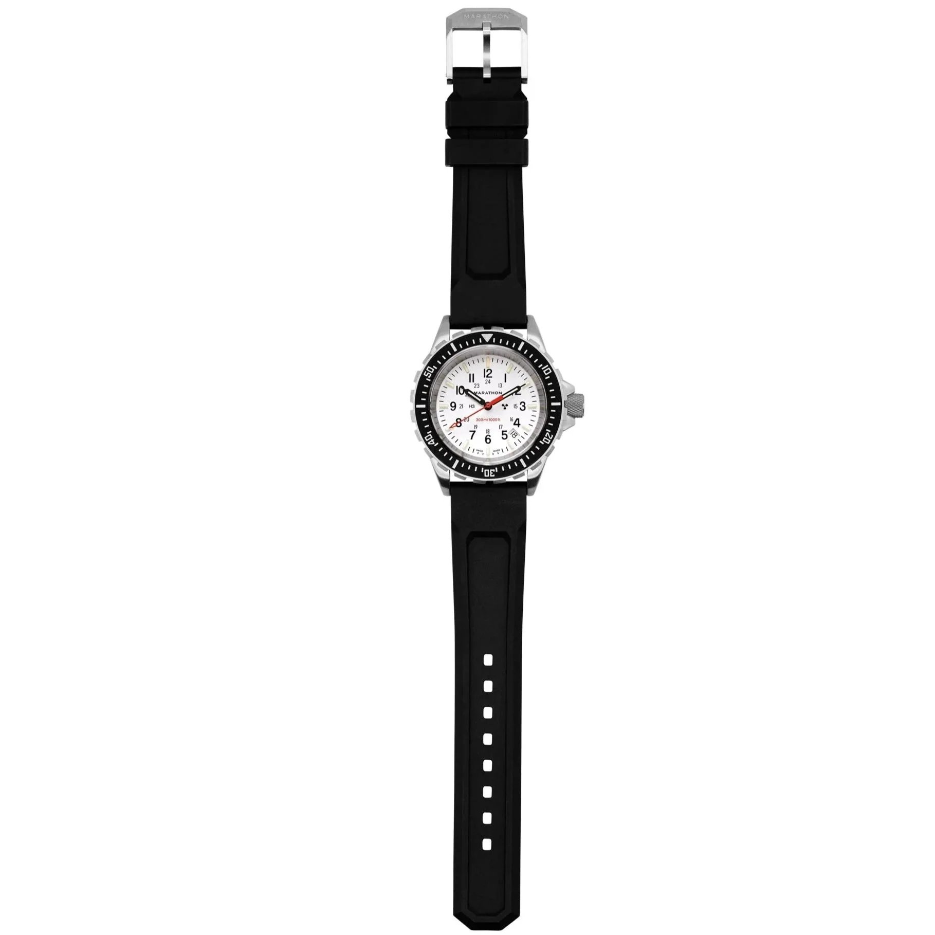 Marathon Arctic Edition Large Diver's Quartz (TSAR) - 41mm White Dial No Government Markings Stainless Steel WW194007-WD - Image 6