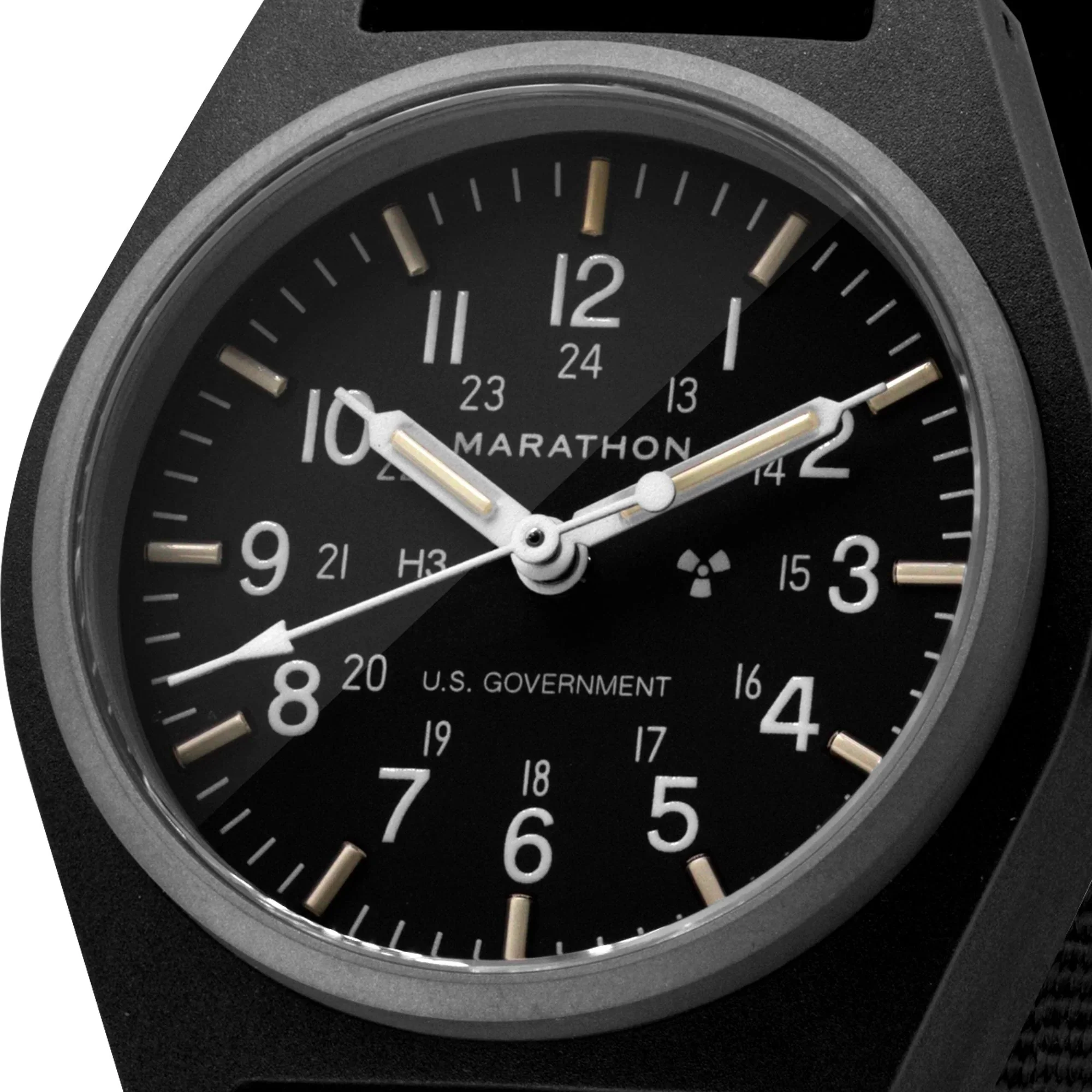 Marathon General Purpose Mechanical (GPM)-34mm US Government Marked Black WW194003BK - Image 2