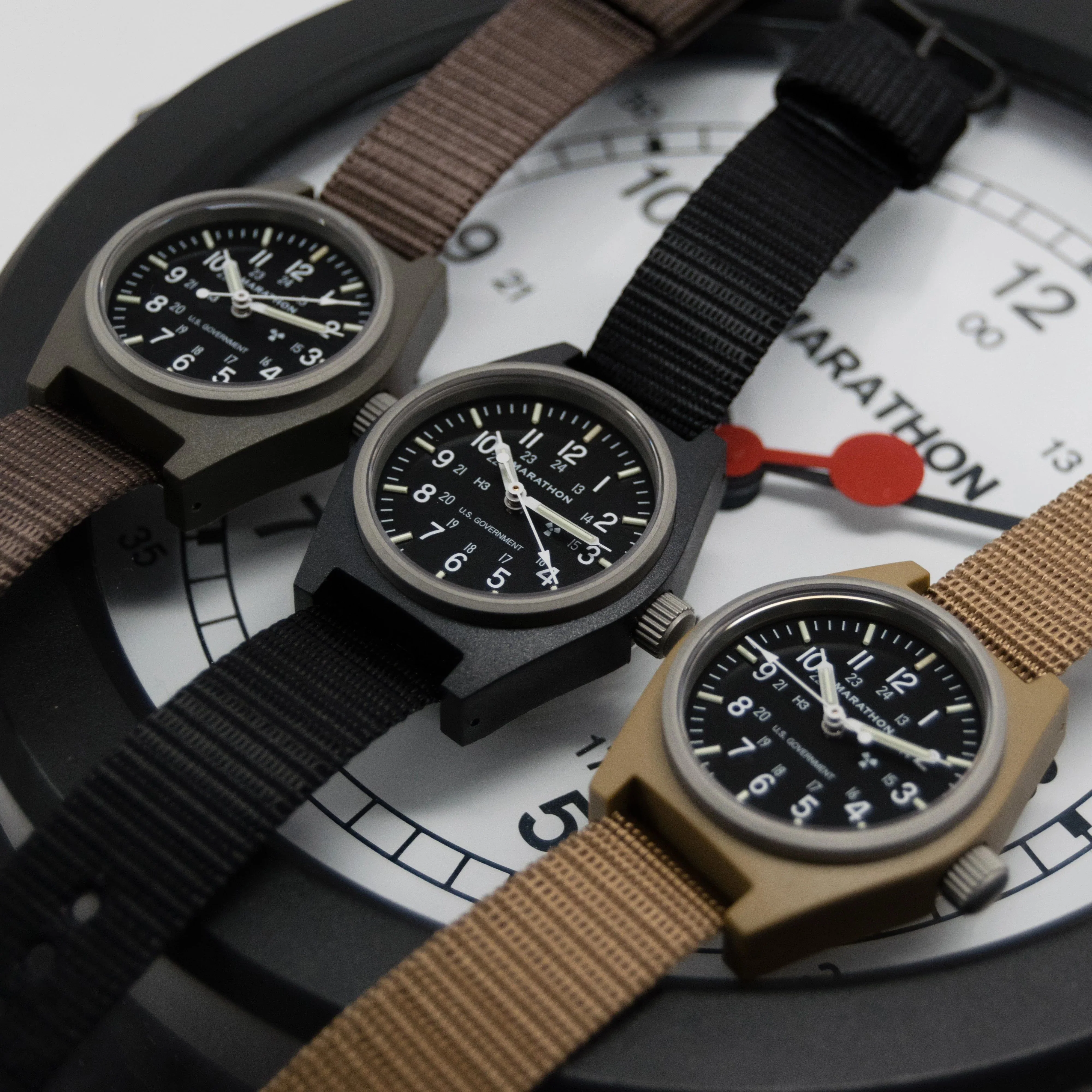 Marathon General Purpose Mechanical (GPM) - 34mm US Government Marked Desert Tan WW194003DT - Image 3