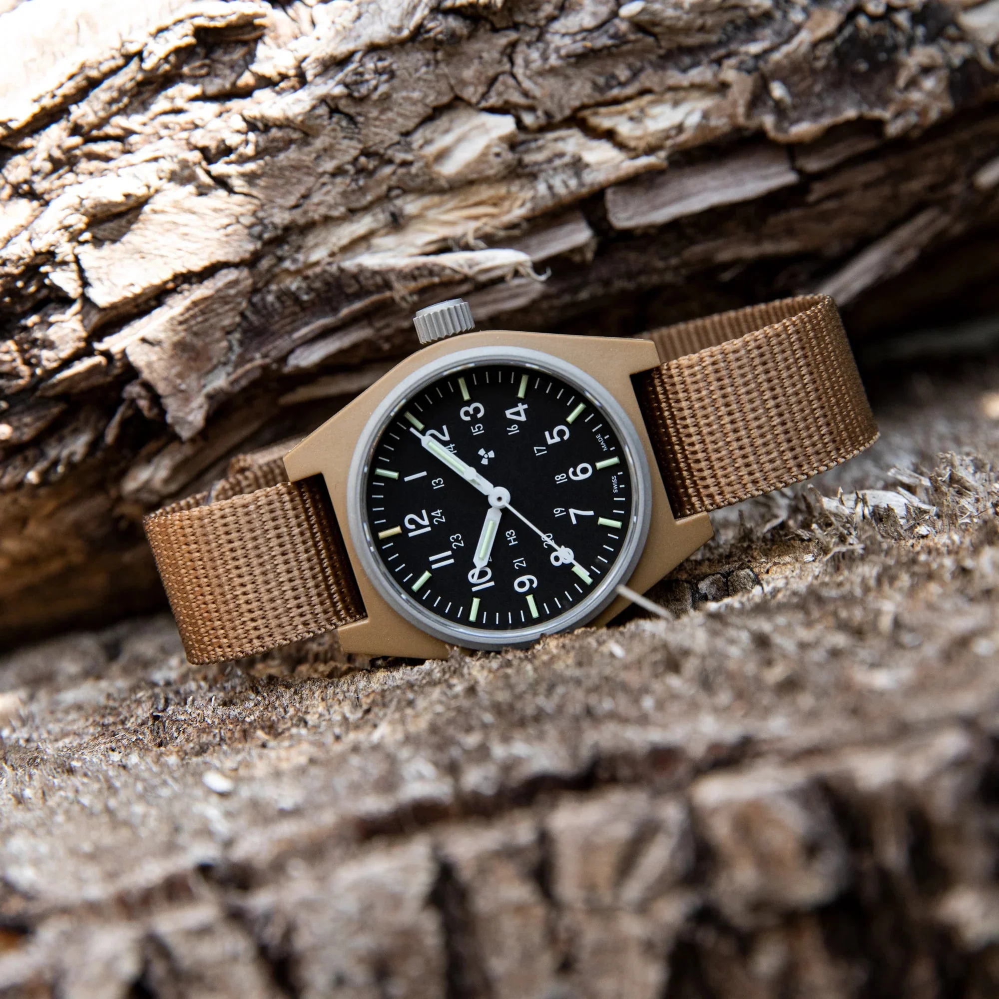 Marathon General Purpose Quartz (GPQ) - 34mm No Government Markings Desert Tan WW194004-DT-NGM - Image 3