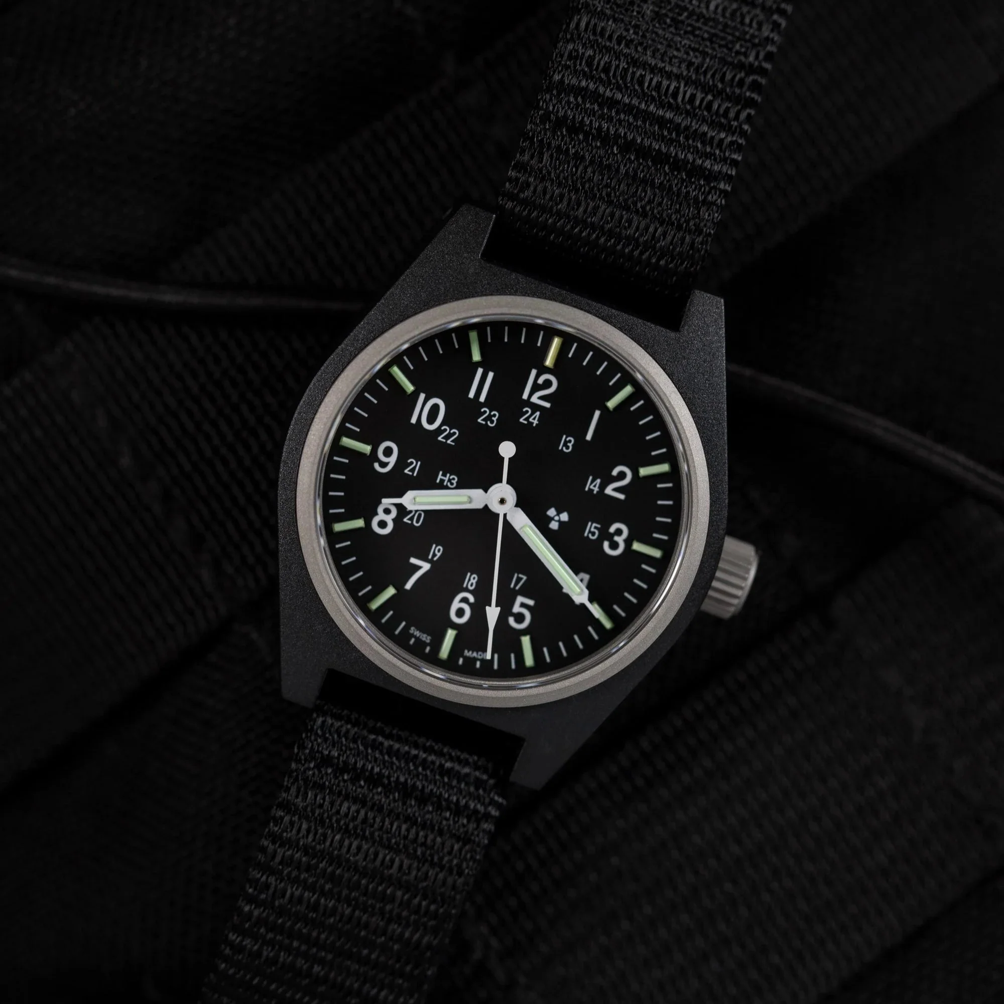 Marathon General Purpose Quartz (GPQ) - 34mm US Government Marked Black WW194004BK - Image 3
