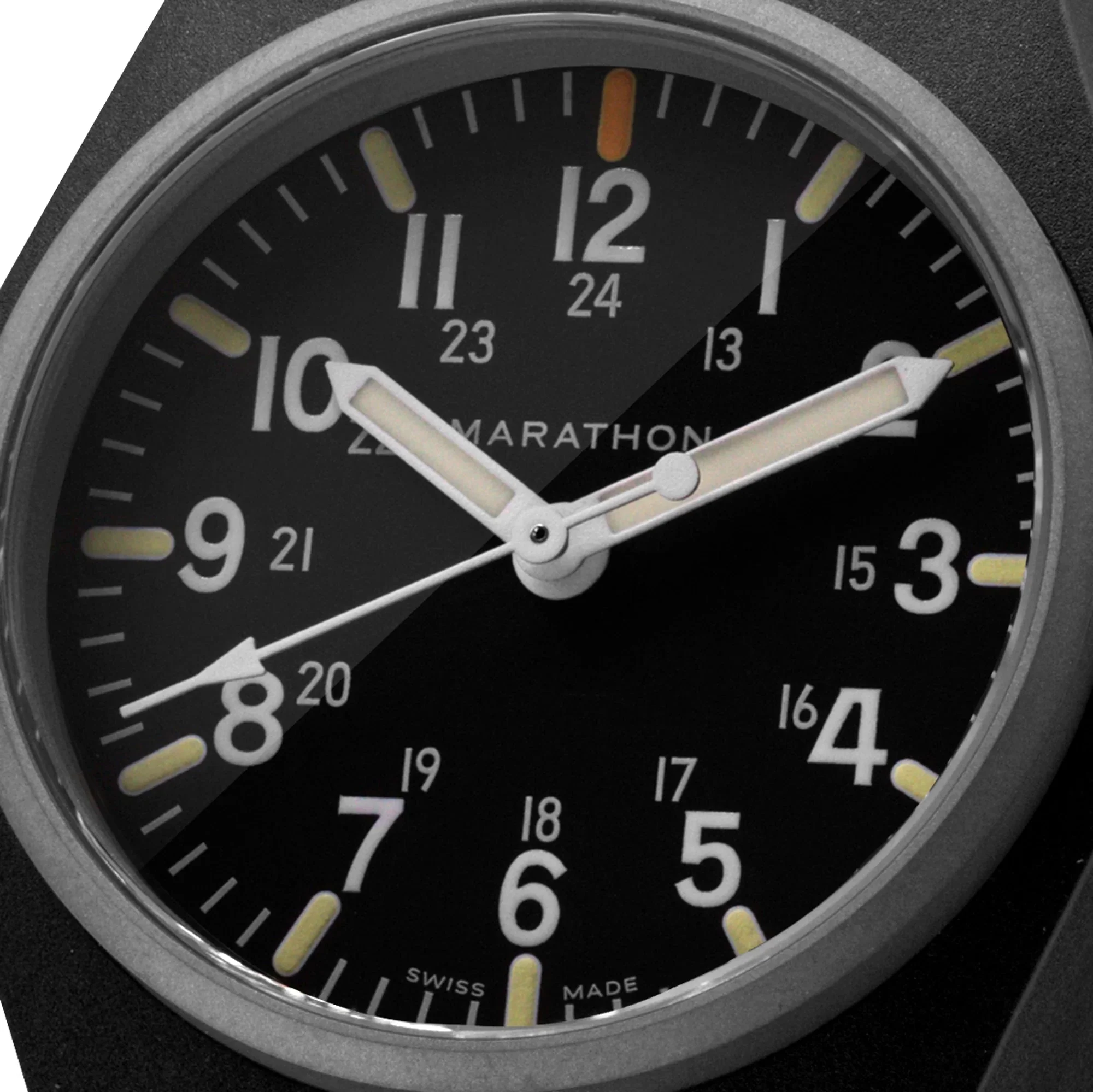 Marathon General Purpose Quartz with MaraGlo (GPQ) - 34mm No Government Markings Black WW194009-BK-NGM - Image 2