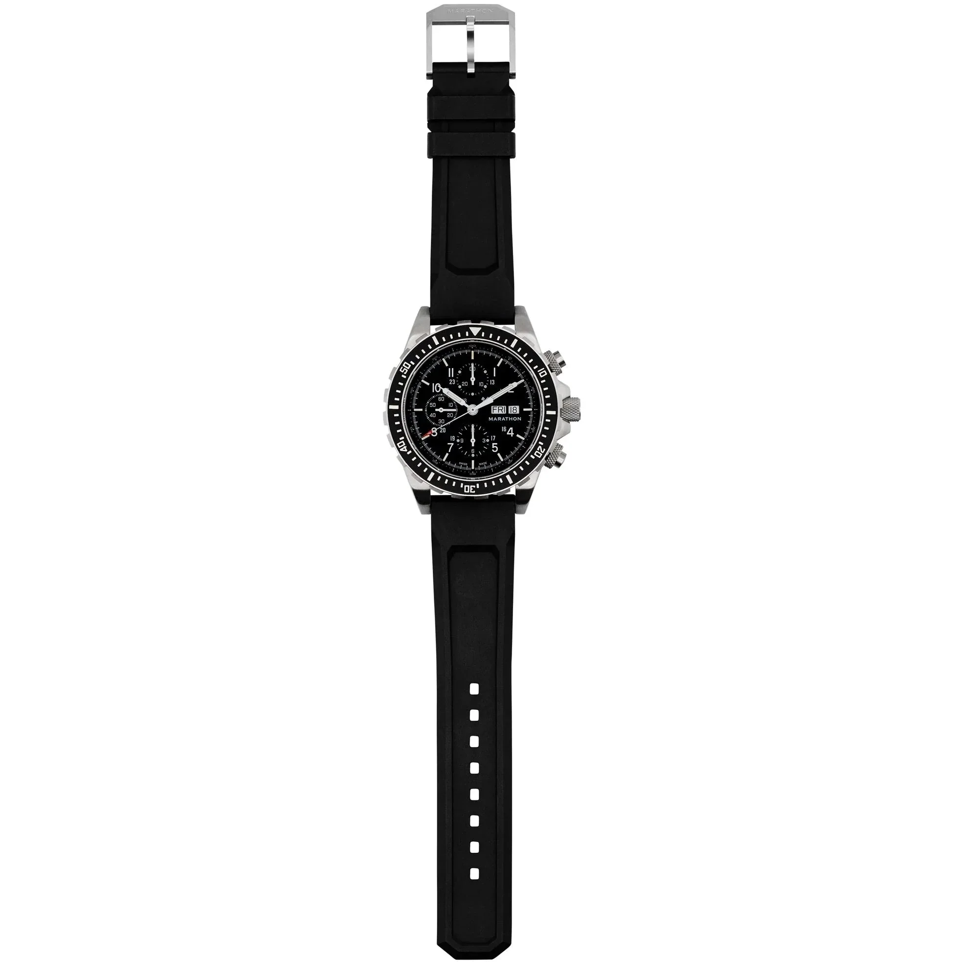 Marathon Jumbo Diver/Pilot's Automatic Chronograph (CSAR) - 46mm No Government Markings Stainless Steel WW194014 - Image 6