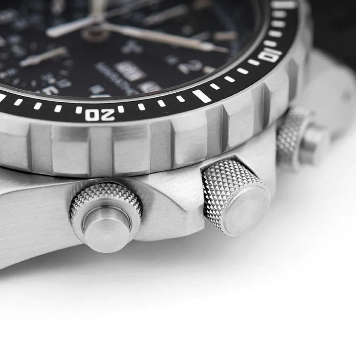 Marathon Jumbo Diver/Pilot's Automatic Chronograph (CSAR) - 46mm US Government Markings Stainless Steel WW194014BRACE - Image 7