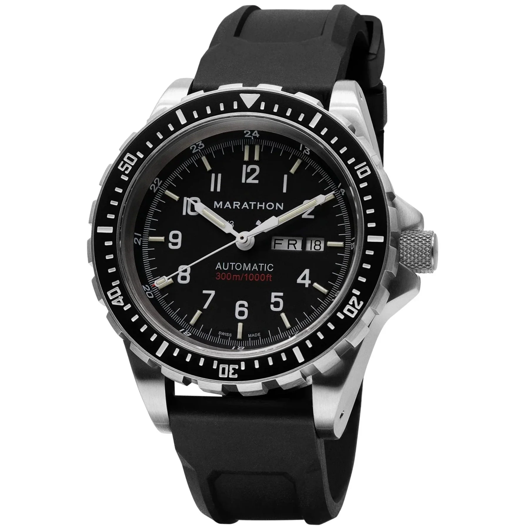 Marathon Jumbo Diver's Automatic (JDD) - 46mm No Government Markings Stainless Steel