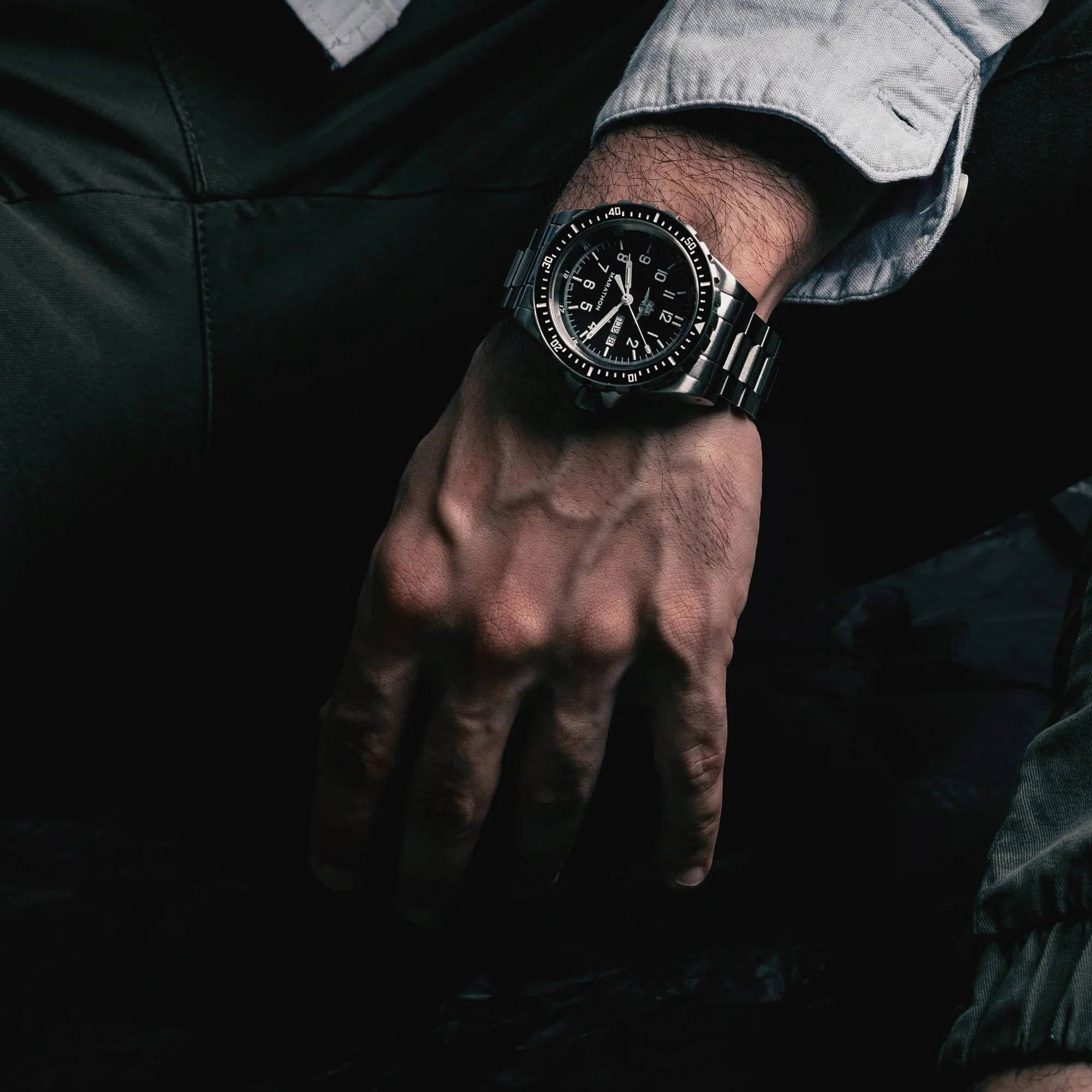 Marathon Jumbo Diver's Automatic (JDD) - 46mm Yamam Stainless Steel WW194021BRACE-YAMAM - Image 4