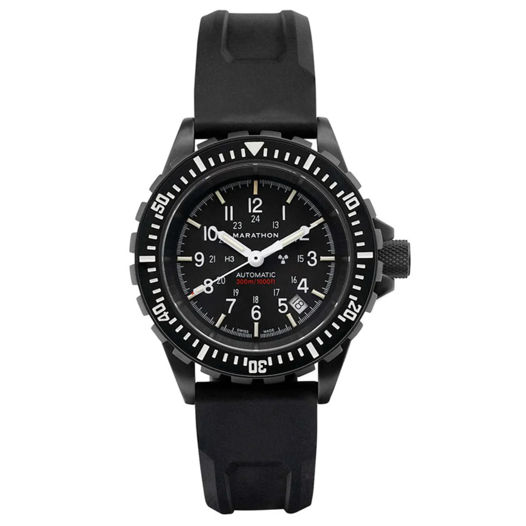 Marathon Large Diver's Automatic (GSAR) - 41mm US Government Markings Anthracite Black WW194006BK - Image 2