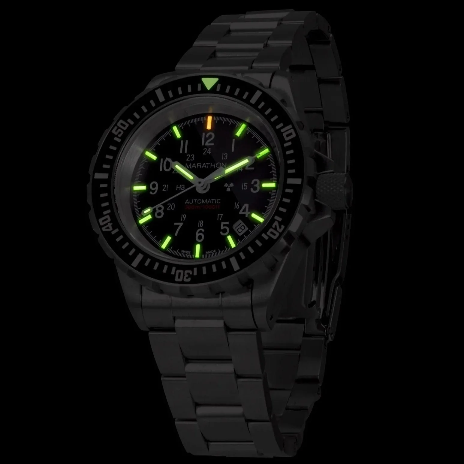 Marathon Large Diver's Automatic (GSAR) - 41mm US Government Markings Stainless Steel - Image 3