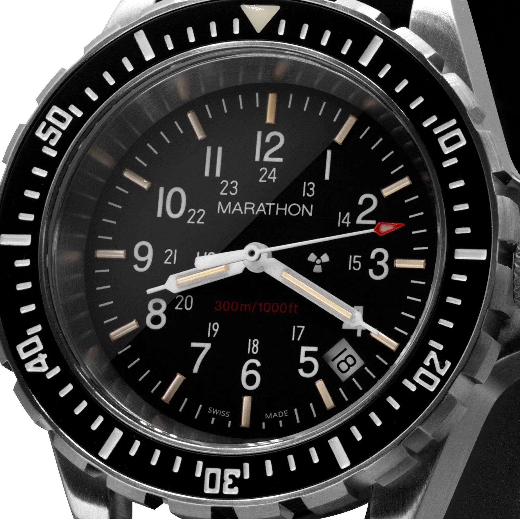 Marathon Large Diver's Quartz (TSAR) - 41mm No Government Markings Stainless Steel WW194007-NGM - Image 2