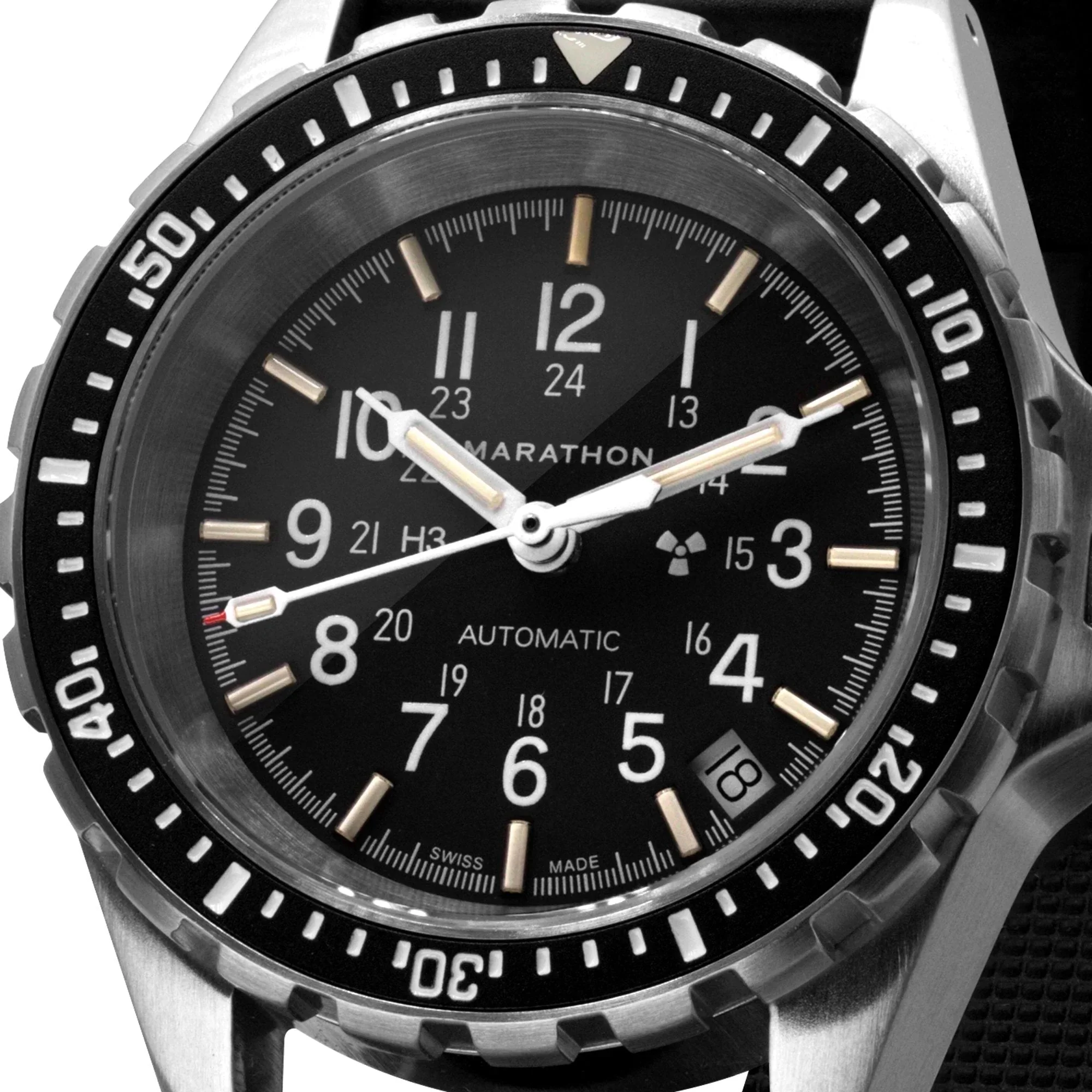 Marathon Medium Diver's Automatic (MSAR Auto) - 36mm No Government Markings Stainless Steel WW194026BRACE-MA - Image 4