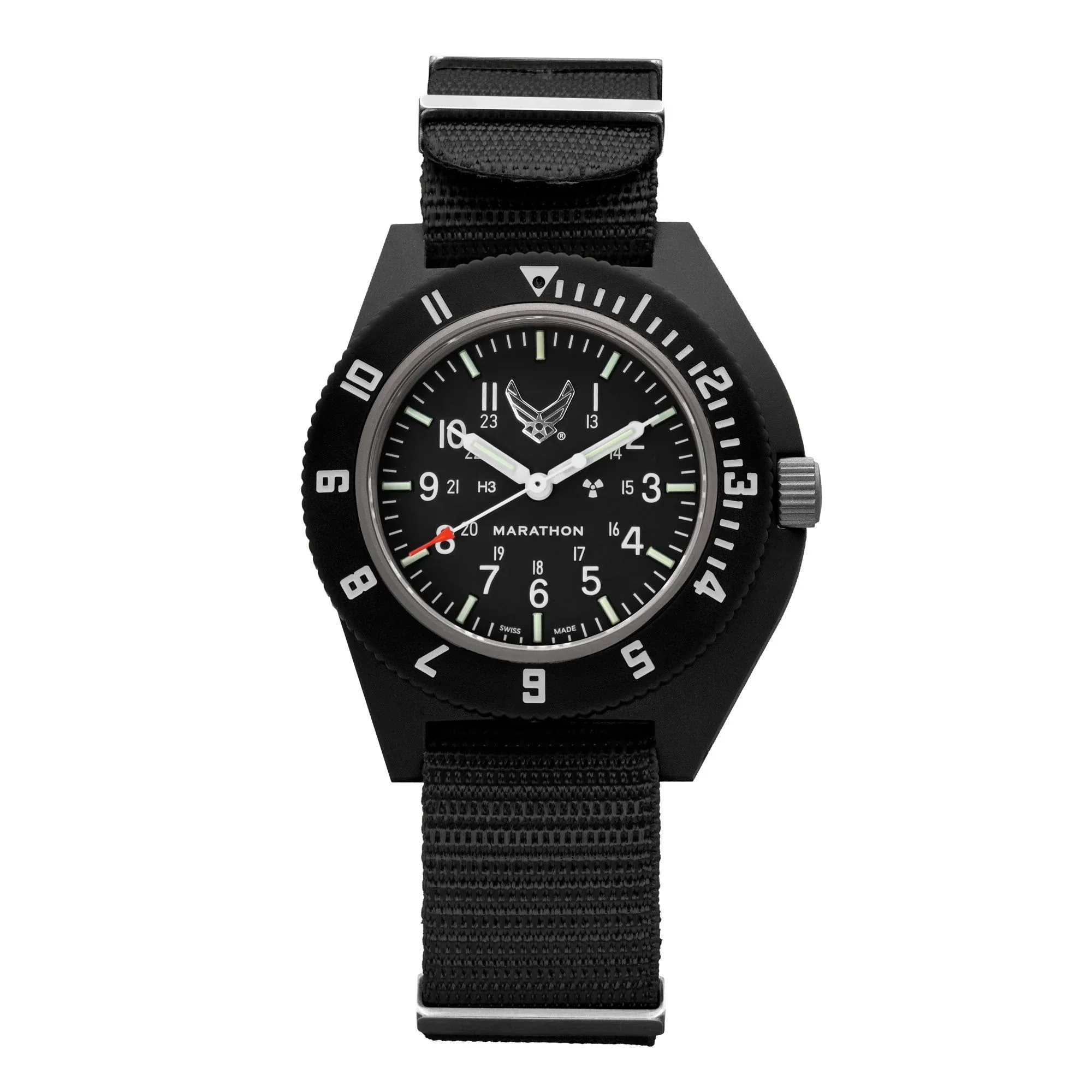 Marathon Official USAF™ Pilot's Navigator - 41mm US Air Force Marked Ballistic Nylon Black WW194001BK-USAF - Image 2
