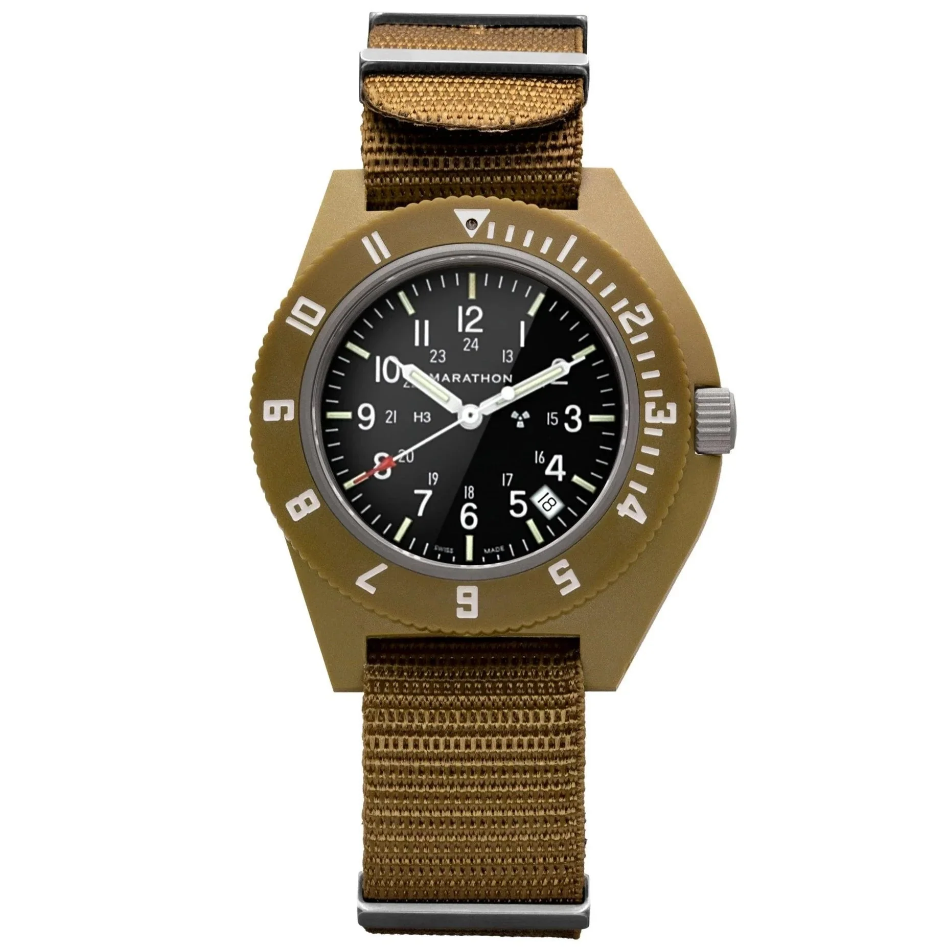 Marathon Pilot's Navigator with Date - 41mm No Government Markings Desert Tan WW194013-S-DT-A - Image 2