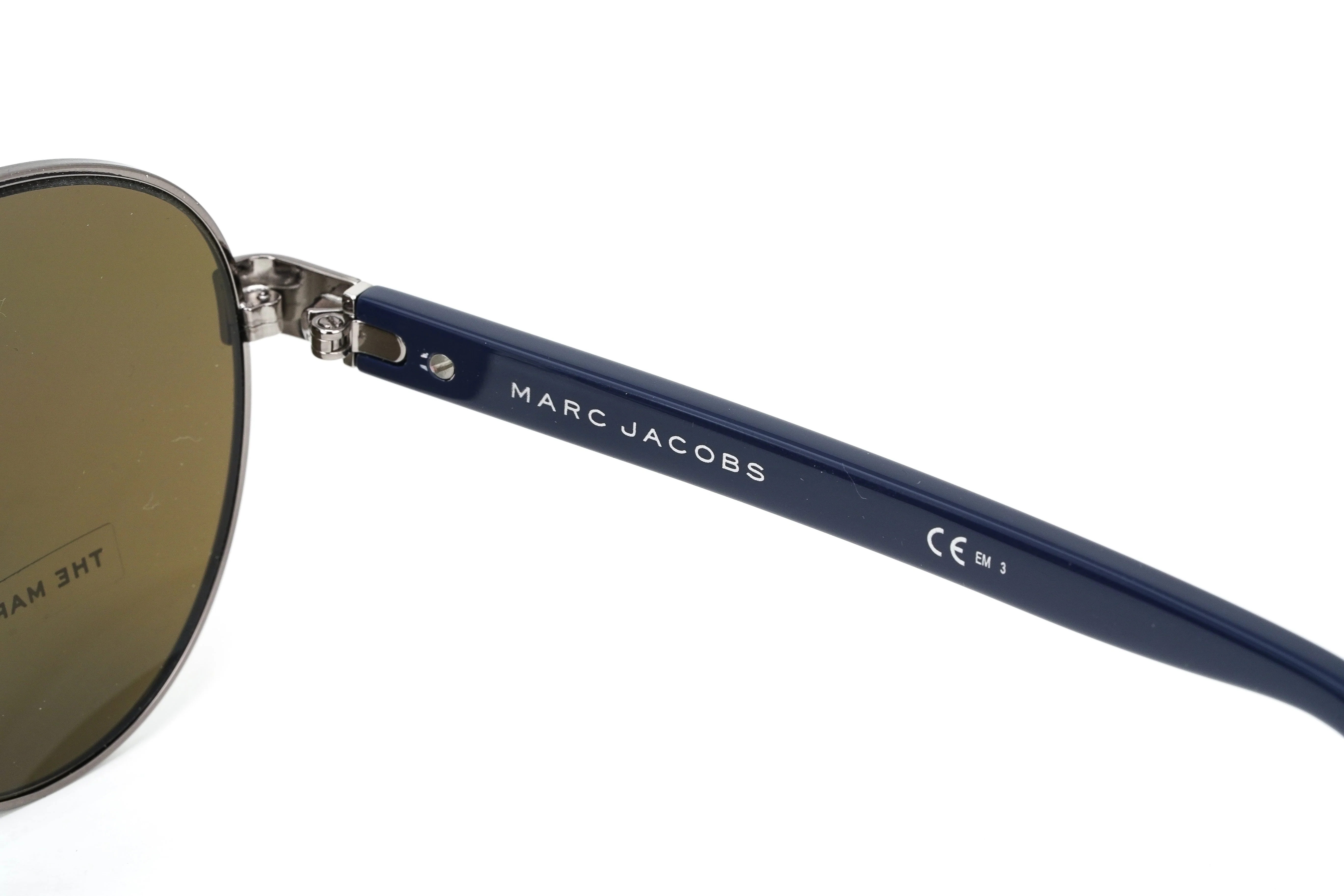 Marc Jacobs Men's Pilot Sunglasses Dark Ruthenium Brown Marc 341/S - Image 3