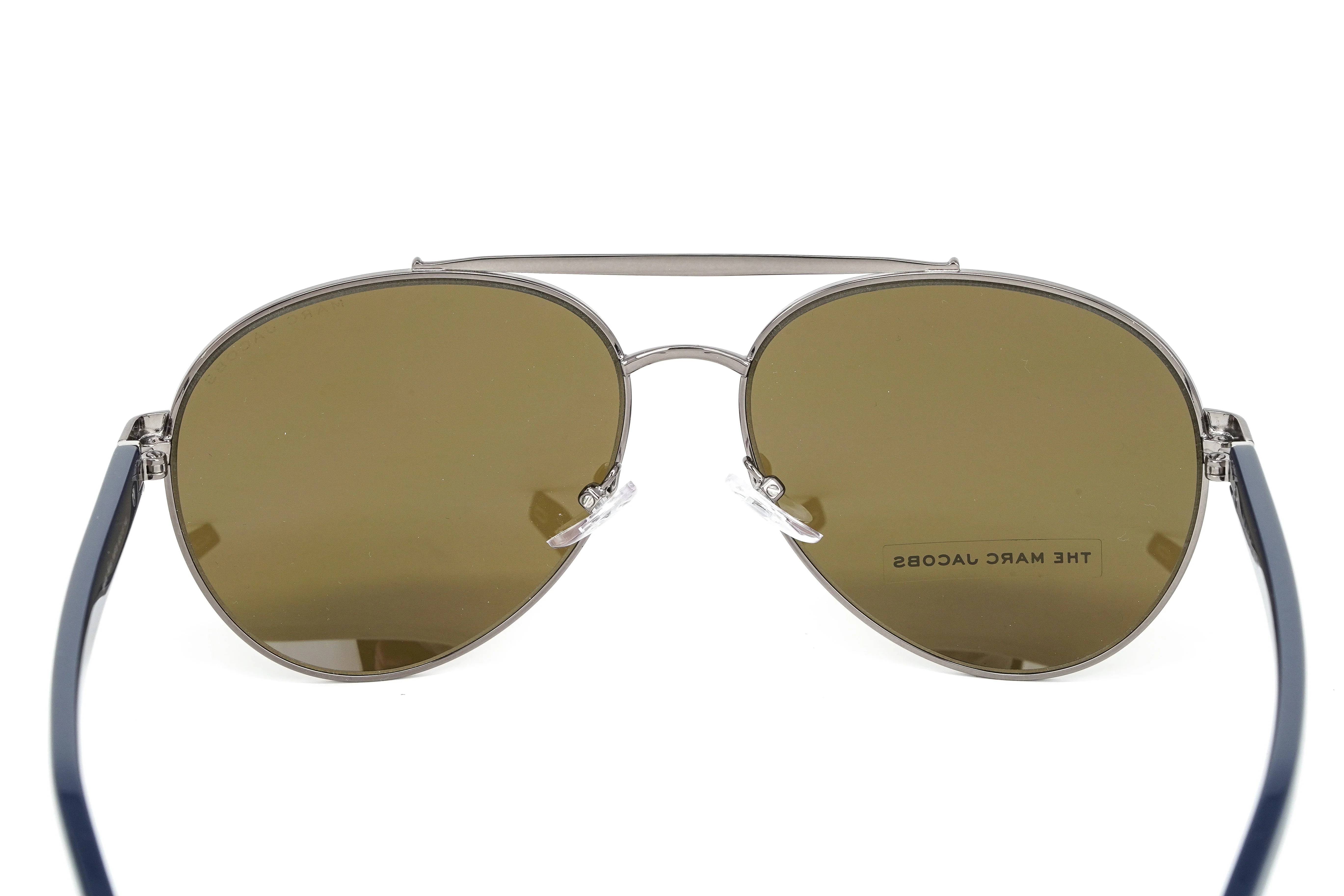 Marc Jacobs Men's Pilot Sunglasses Dark Ruthenium Brown Marc 341/S - Image 6