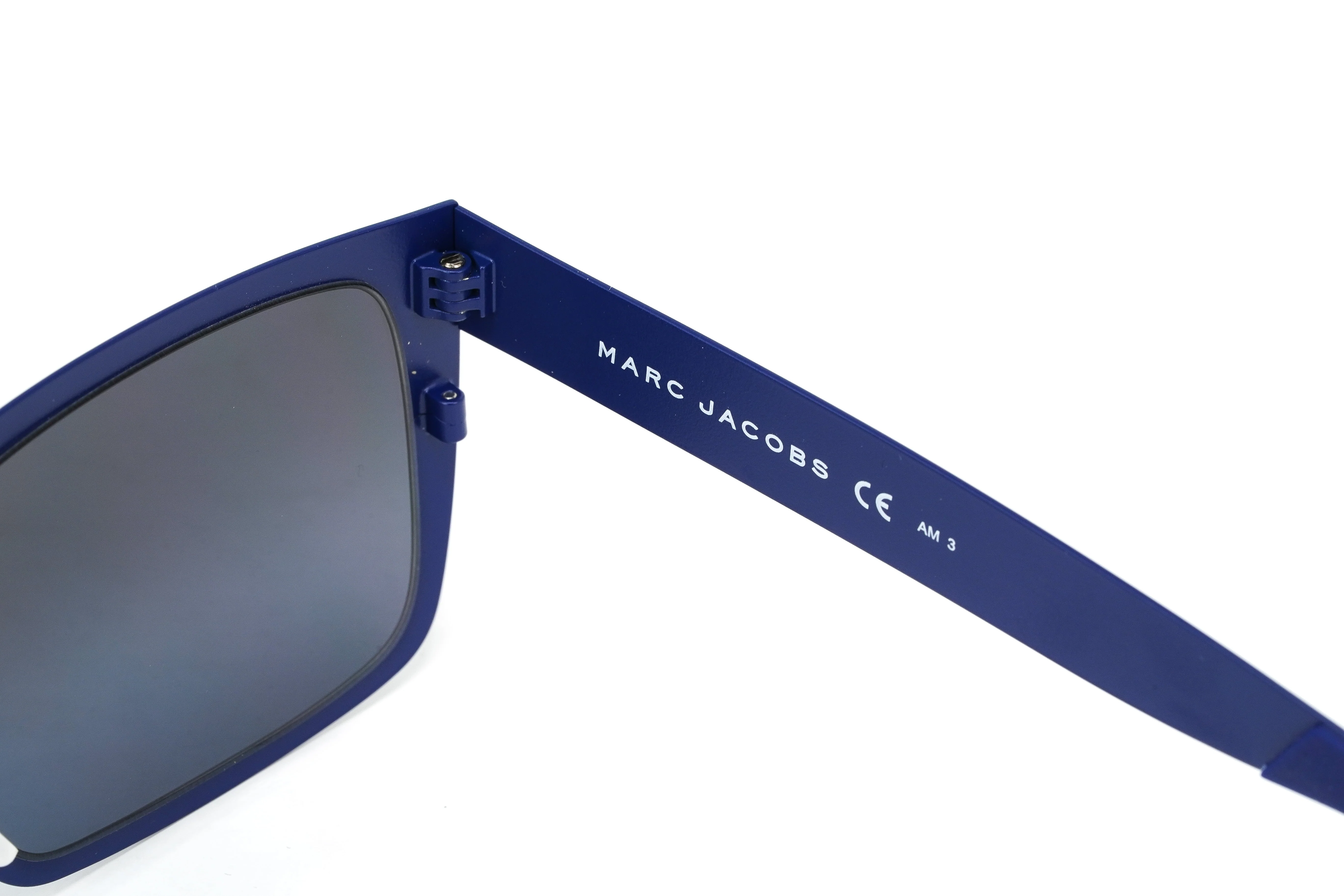 Marc Jacobs Men's Rectangular Sunglasses Flat Top Blue - Image 3