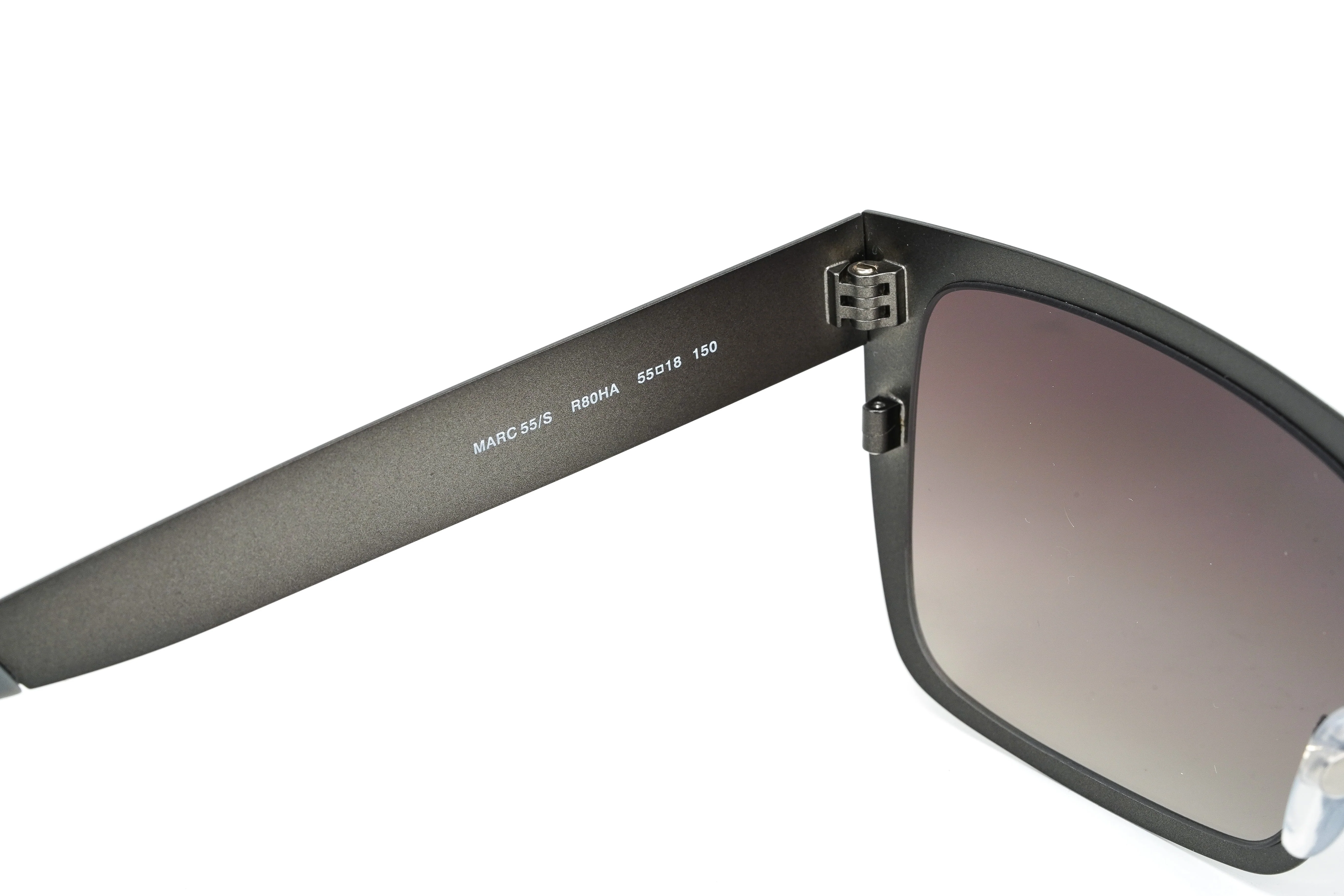 Marc Jacobs Men's Rectangular Sunglasses Flat Top Grey - Image 4