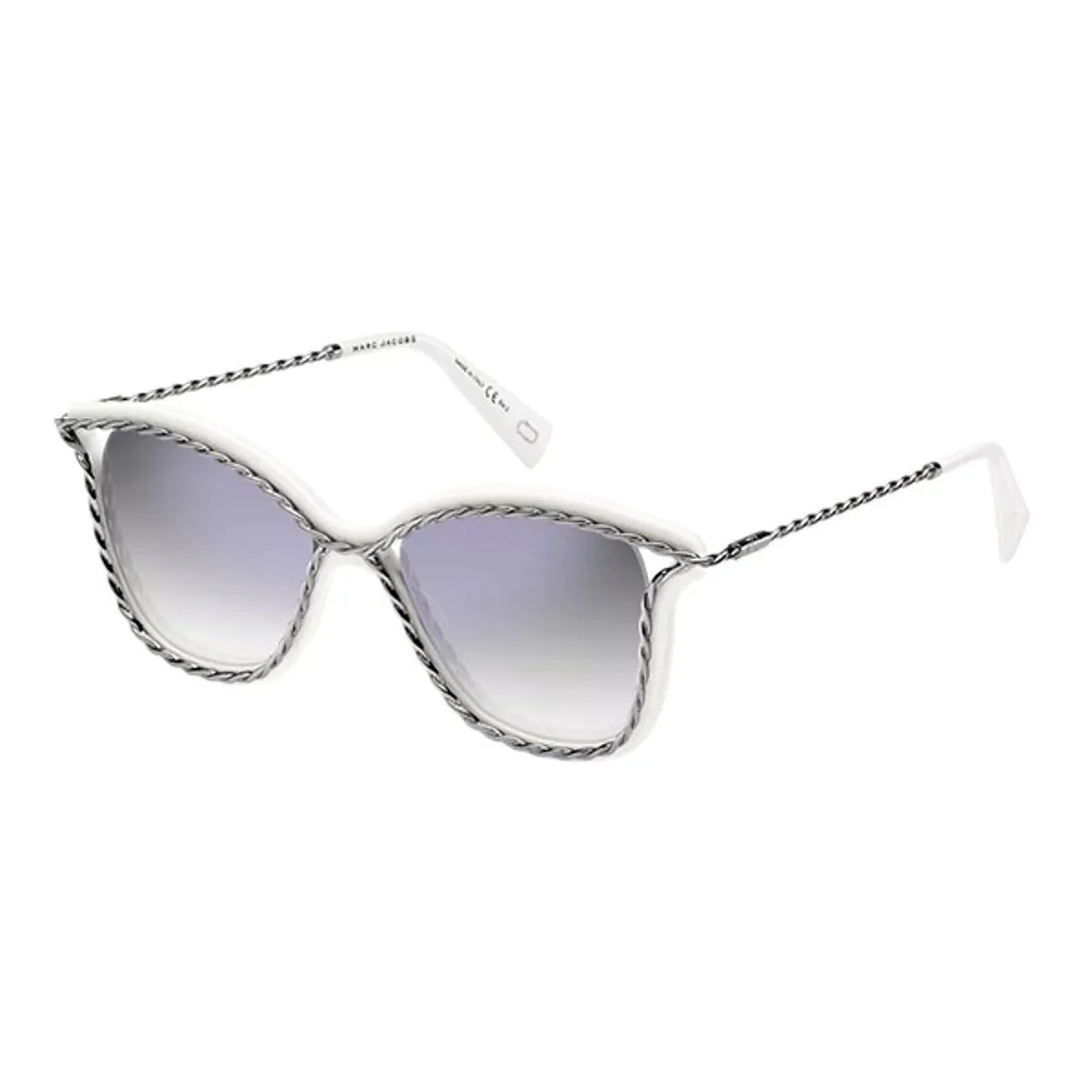 Marc Jacobs Women's Cat Eye Sunglasses White Grey