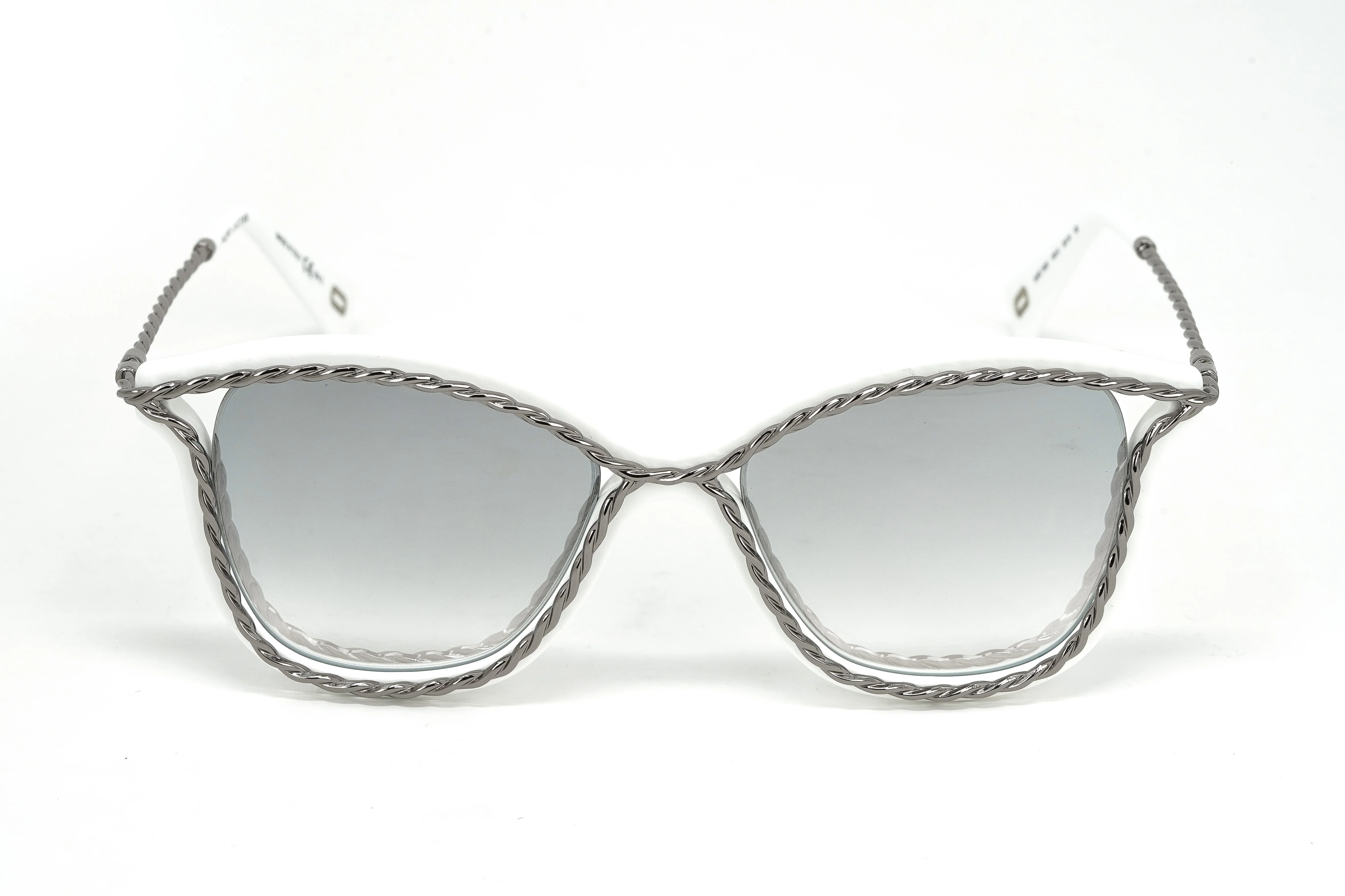 Marc Jacobs Women's Cat Eye Sunglasses White Grey - Image 2
