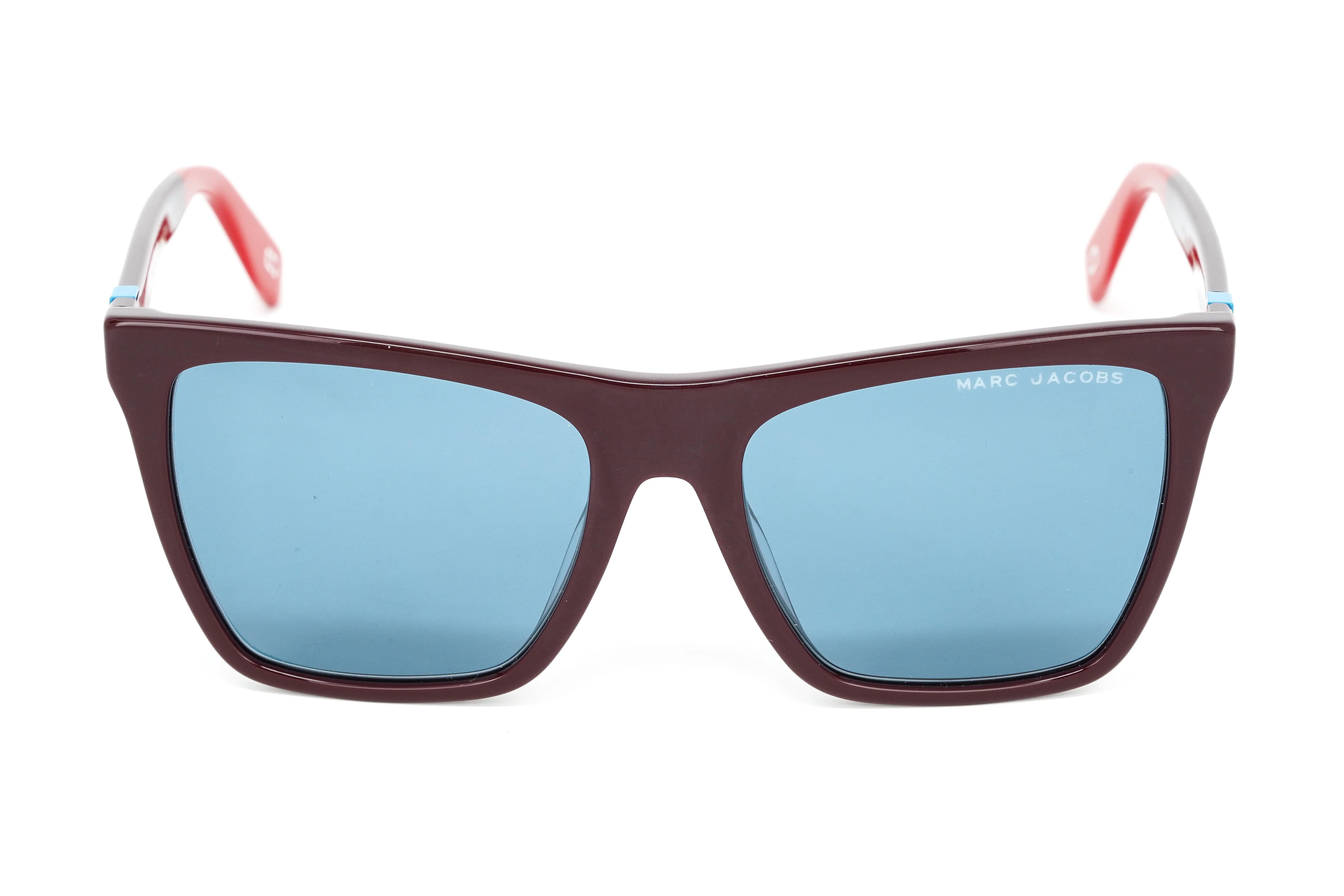 Marc Jacobs Women's Square Sunglasses Burgundy Blue - Image 2