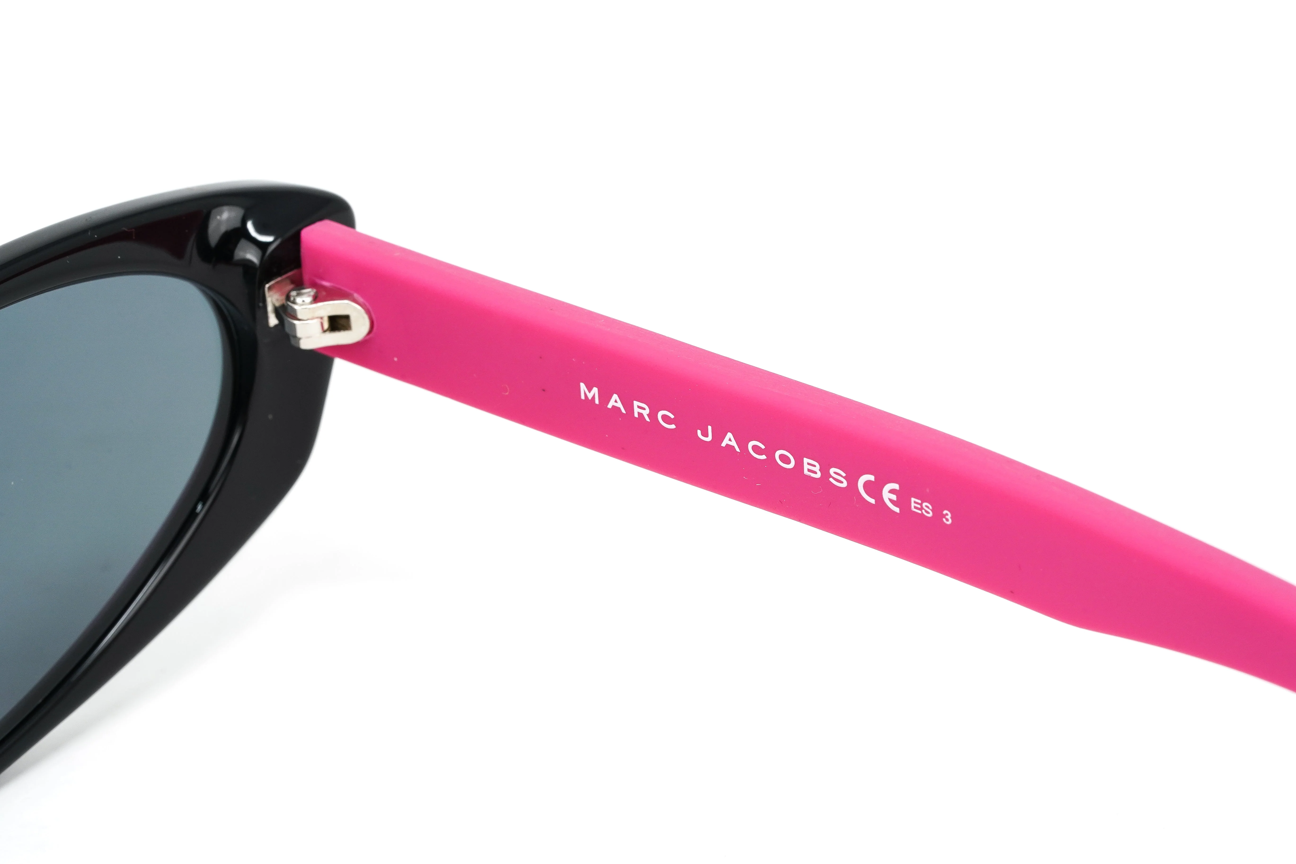 Marc Jacobs Women's Sunglasses Angular Black Pink - Image 2