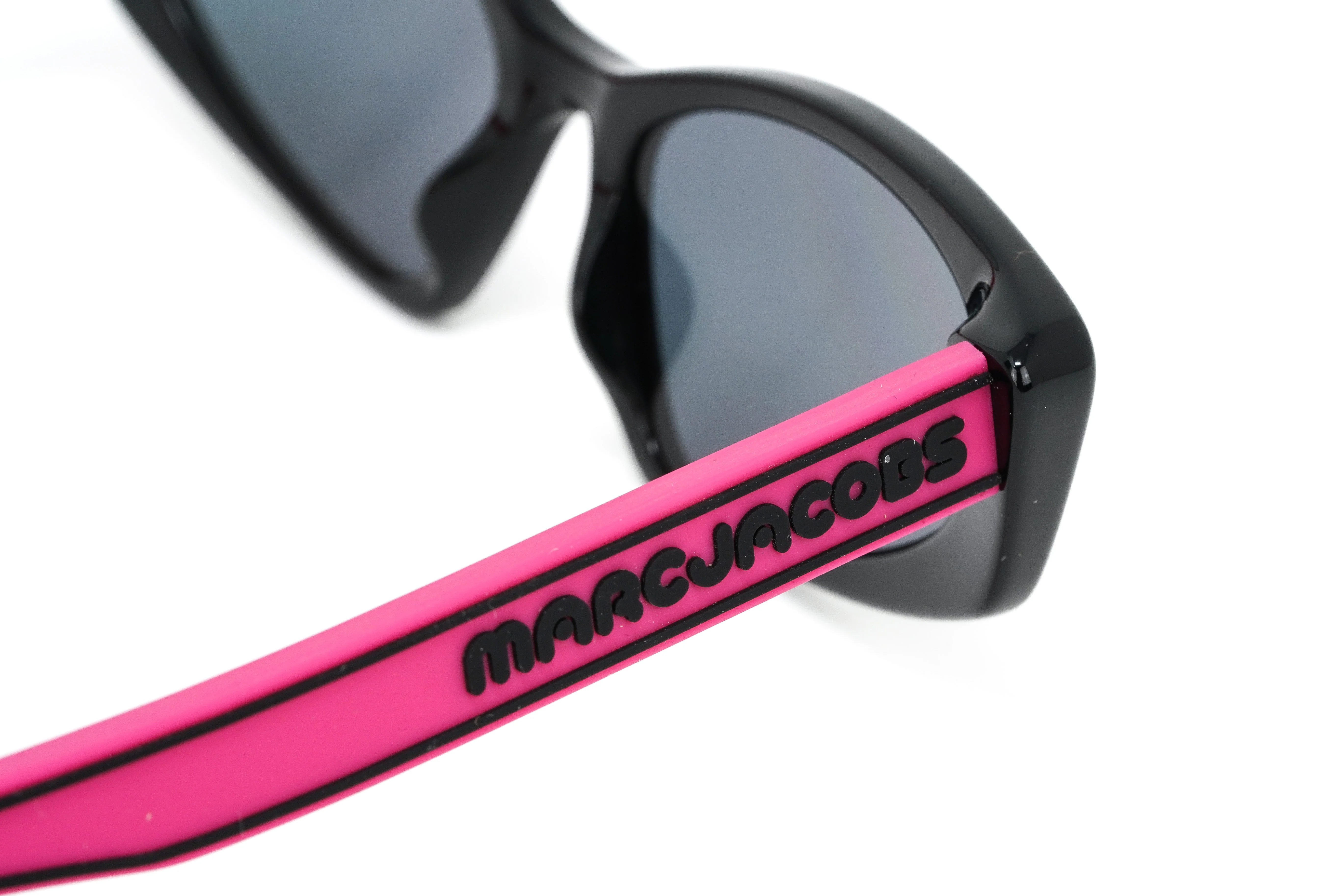 Marc Jacobs Women's Sunglasses Angular Black Pink - Image 4