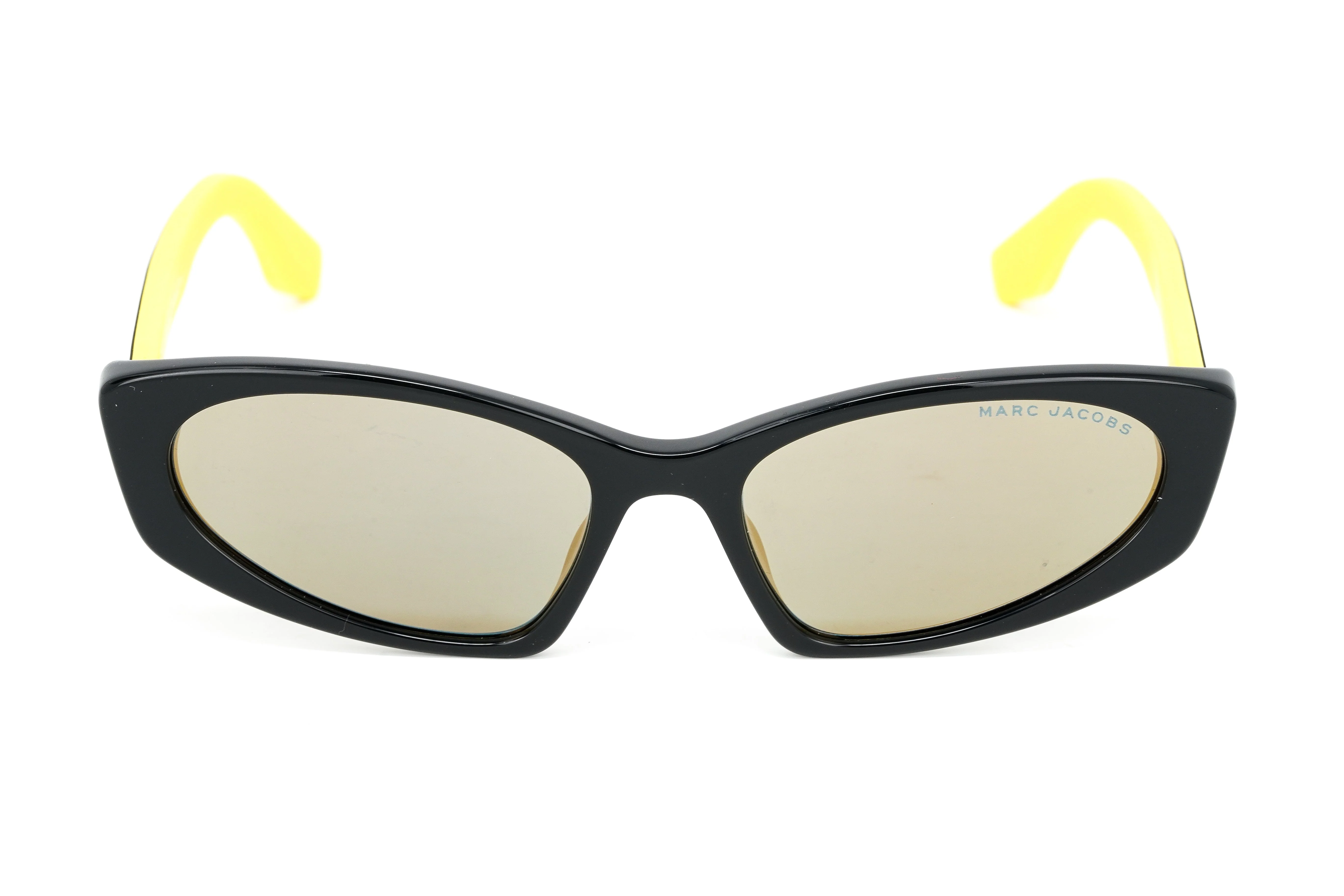 Marc Jacobs Women's Sunglasses Angular Black Yellow 356/S 40G - Image 2