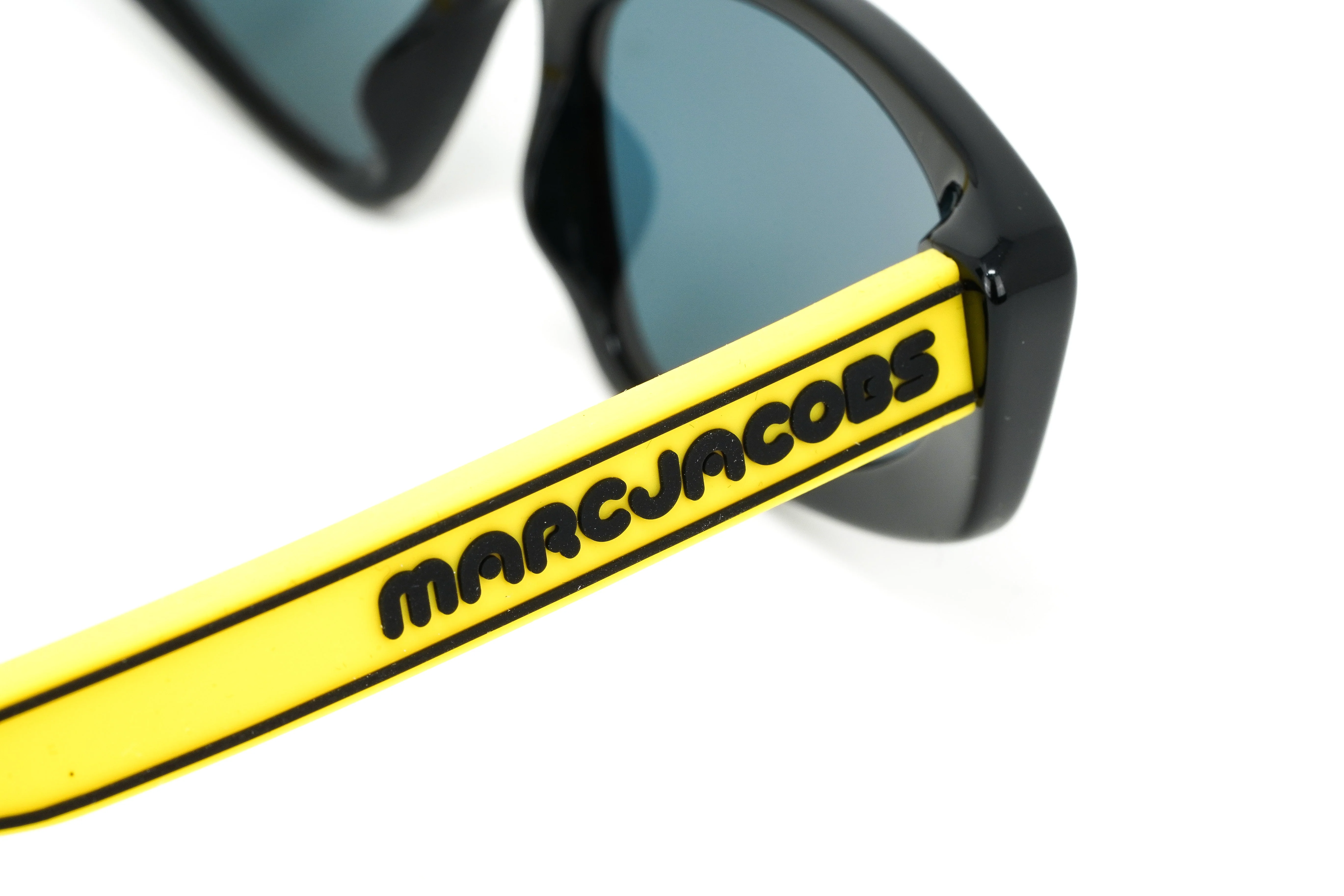 Marc Jacobs Women's Sunglasses Angular Black Yellow 356/S 40G - Image 5
