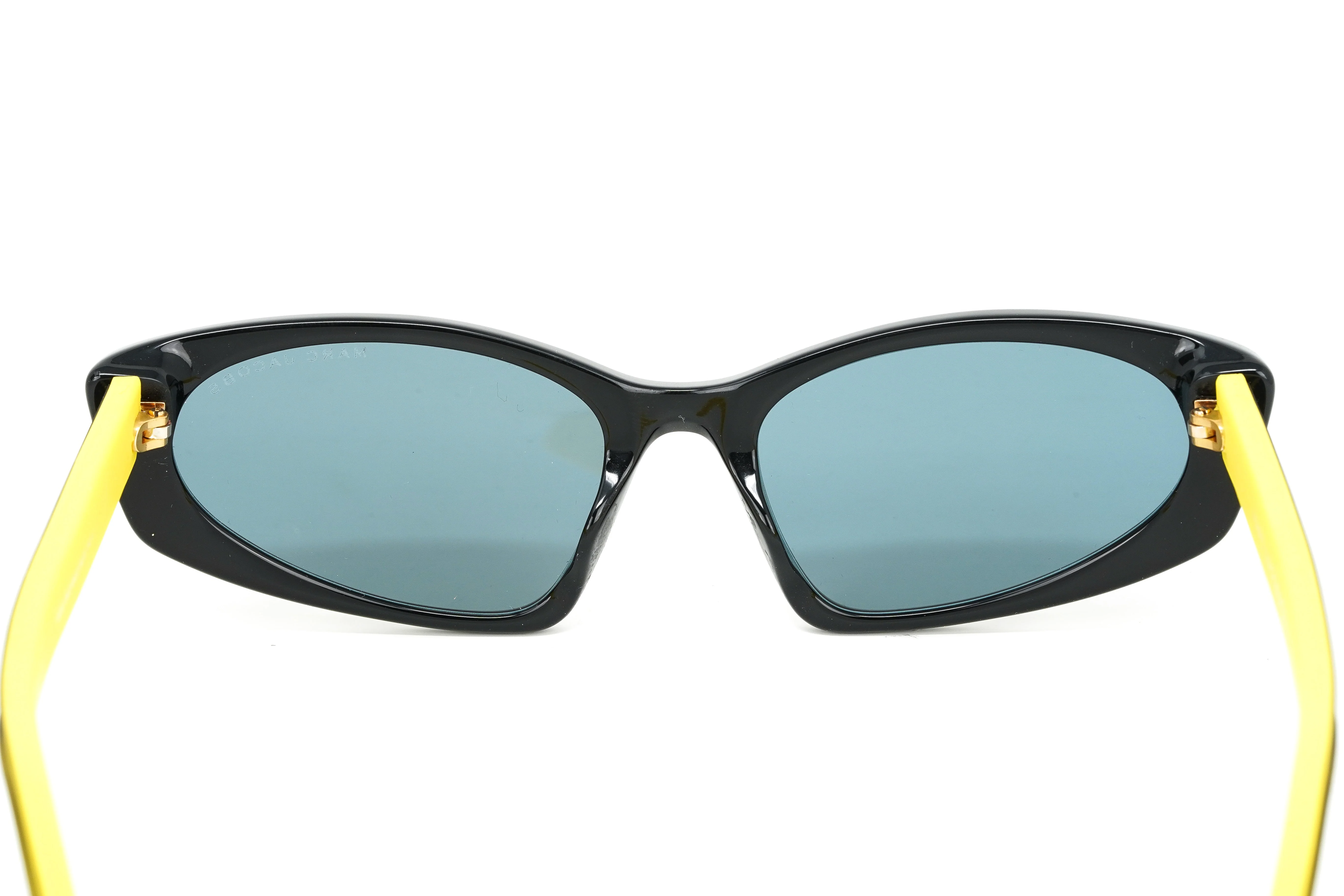 Marc Jacobs Women's Sunglasses Angular Black Yellow 356/S 40G - Image 6