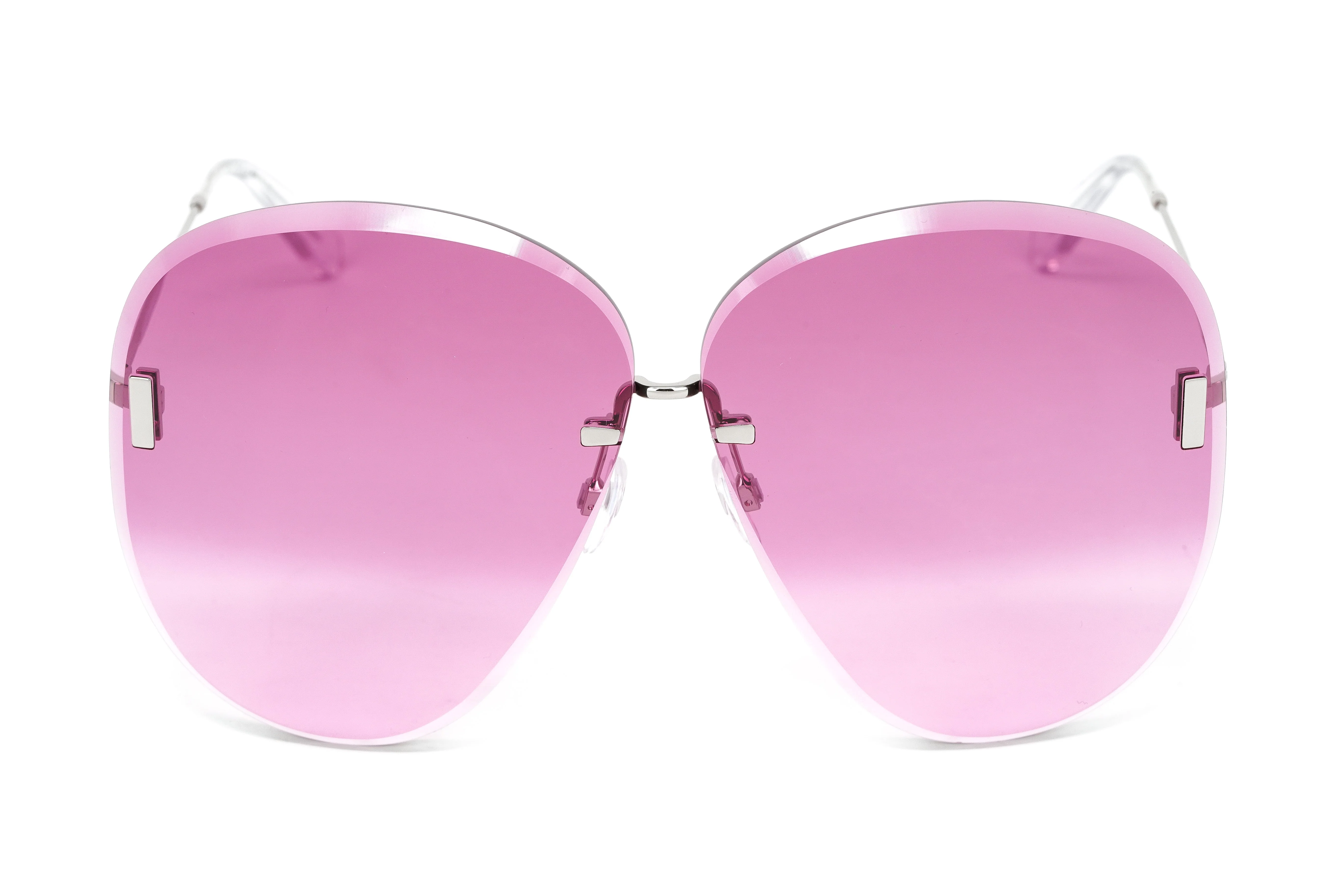 Marc Jacobs Women's Sunglasses Oversized Rimless Pink - Image 2