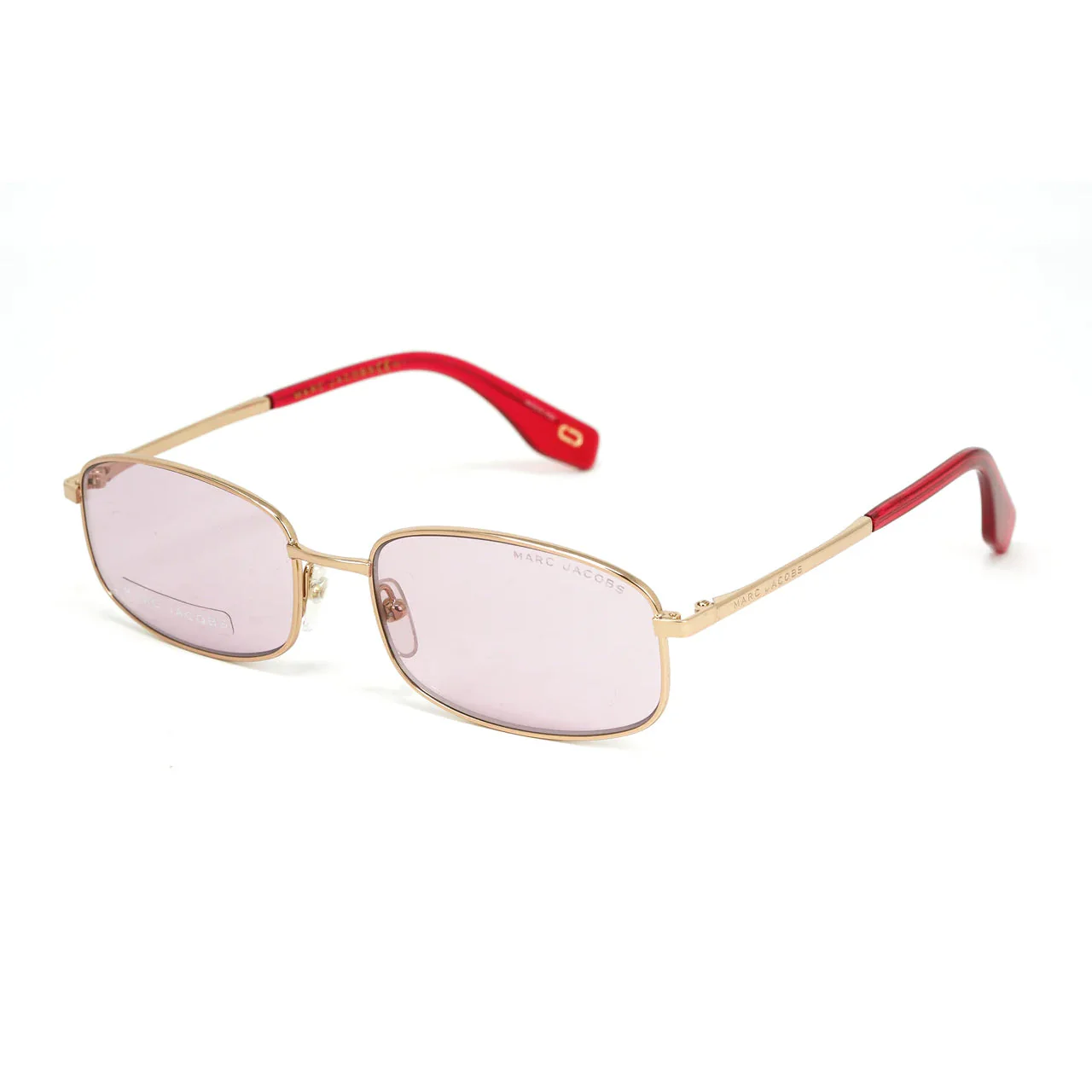 Marc Jacobs Women's Sunglasses Rectangular Pink/Gold