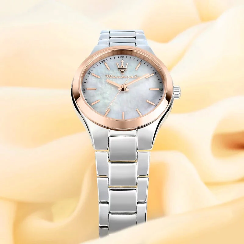 Maserati Attrazione Ladies Two-Tone Watch - Image 5